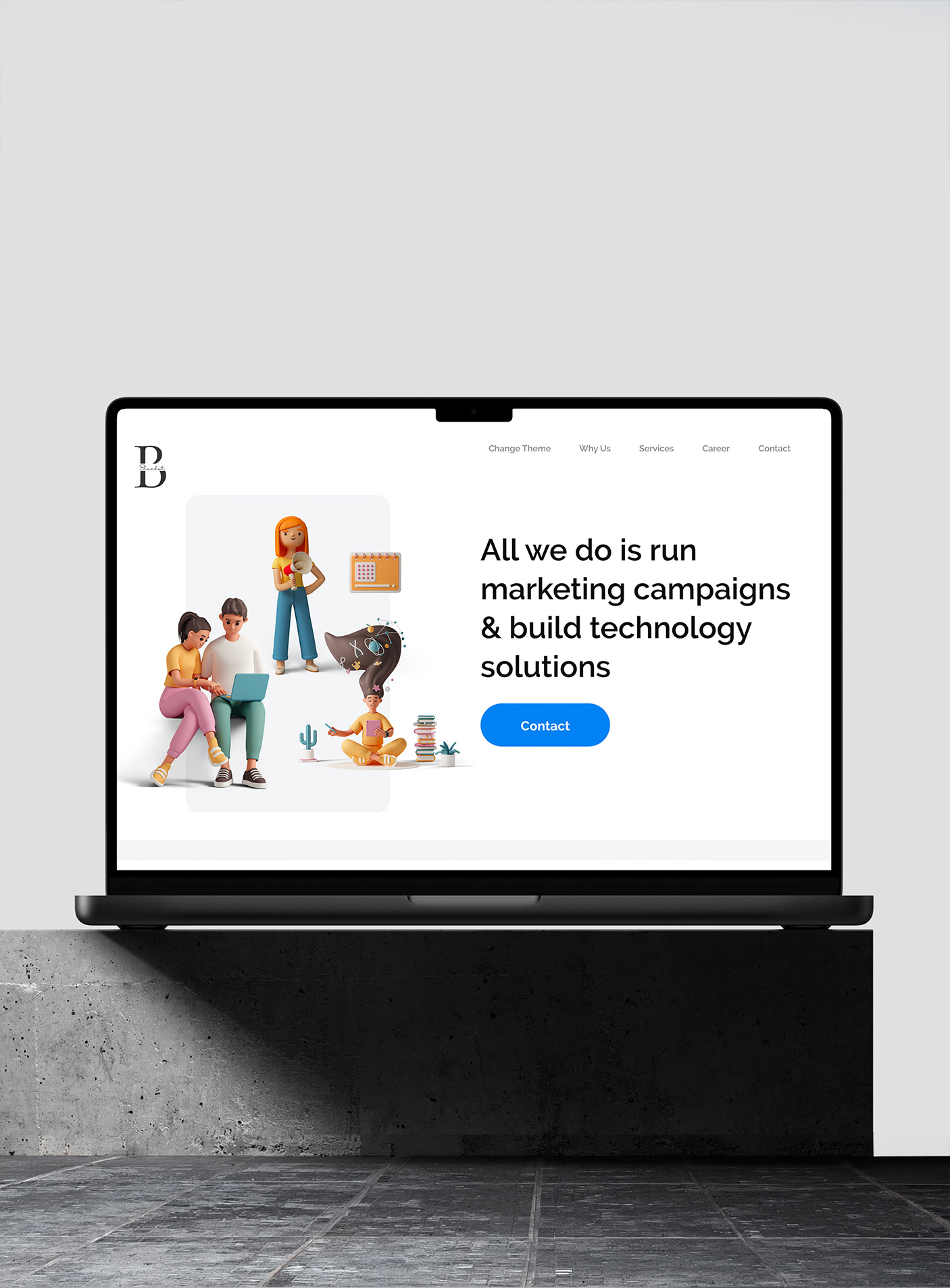 Bluebot Group website design