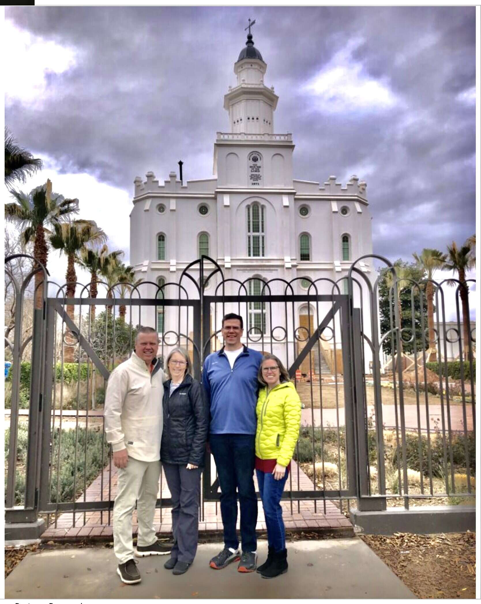 And last but not least, Brad caught up with the Gulbransons, good friends of his family when they lived in Vanderhoof, Canada, who now own an entire block in downtown Saint George!