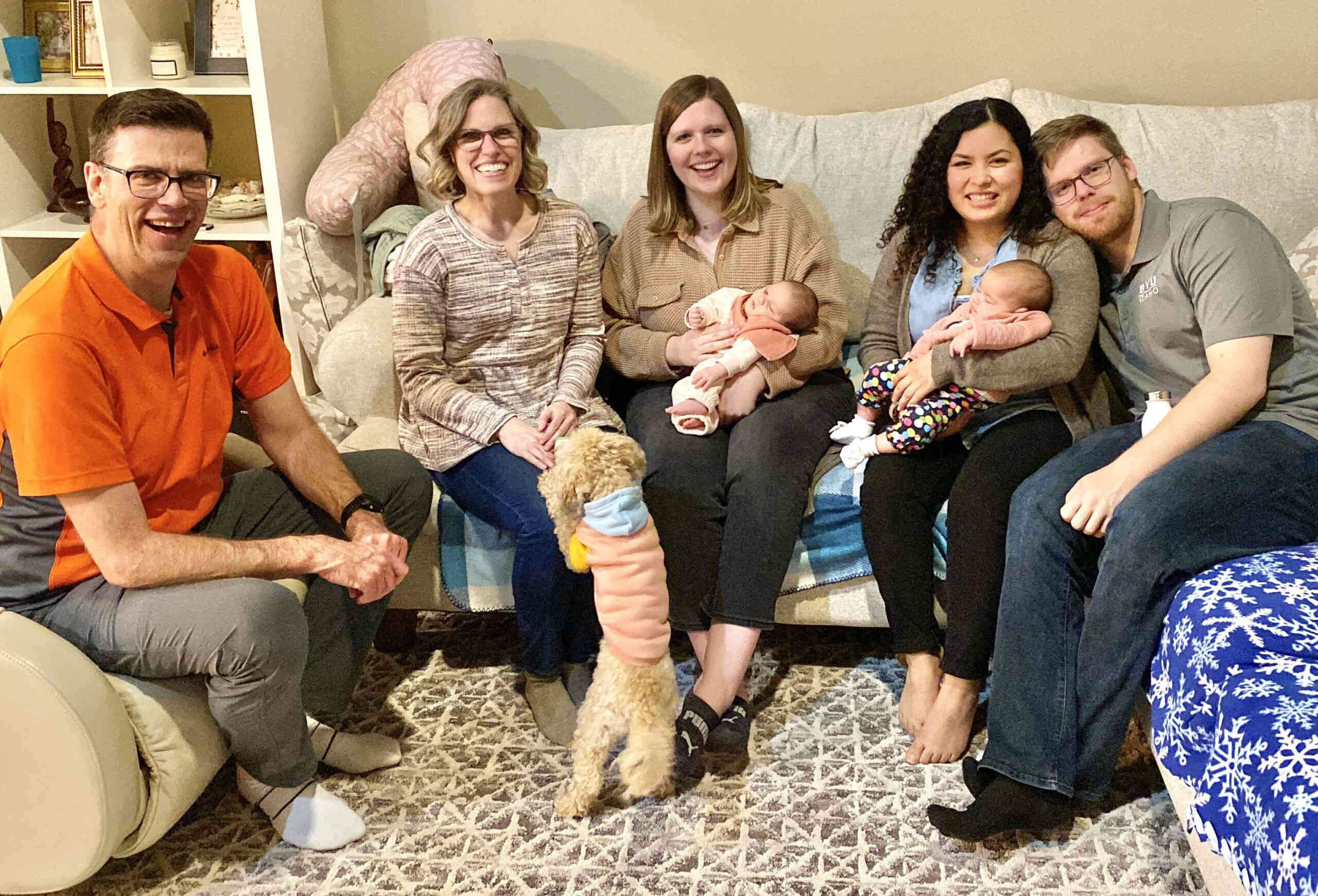 (the kids with their babies!)