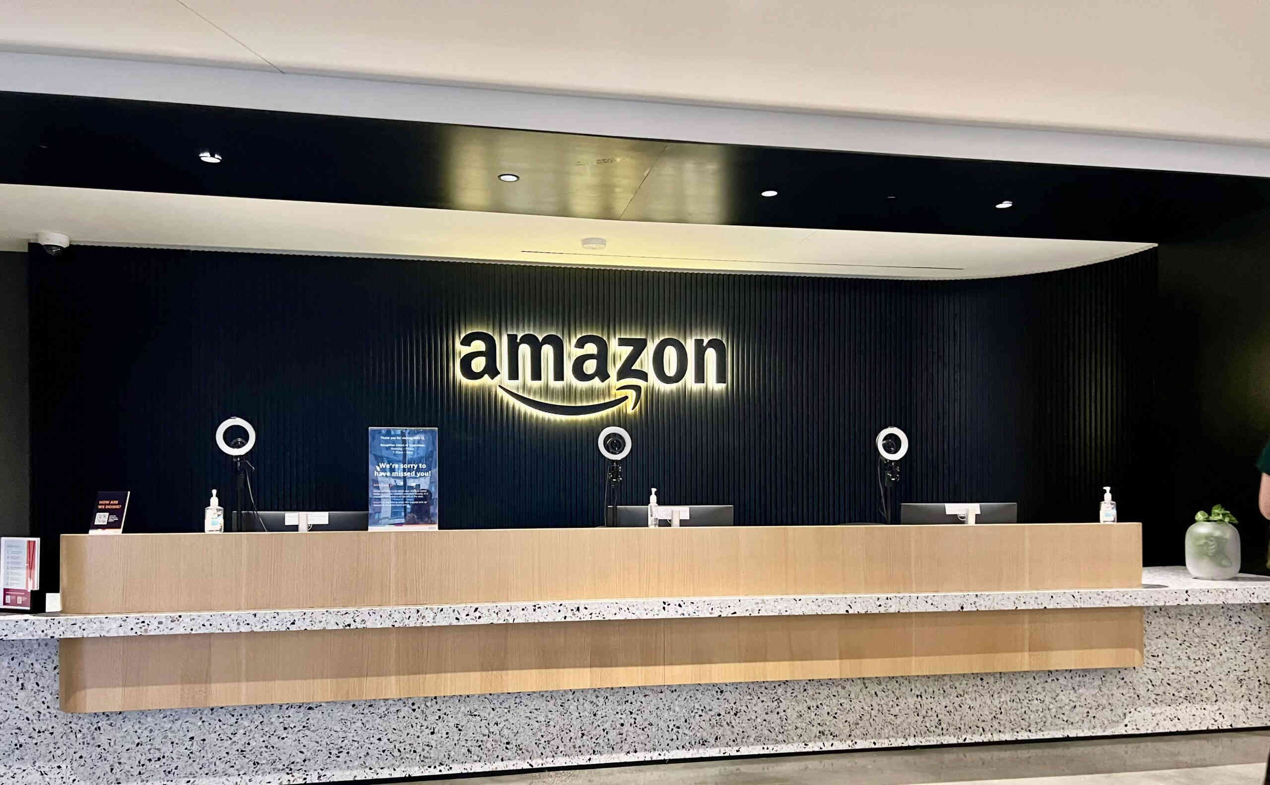 They all had a good time, especially Camila who got the privilege of getting her diaper changed on one of Amazon's conference tables!