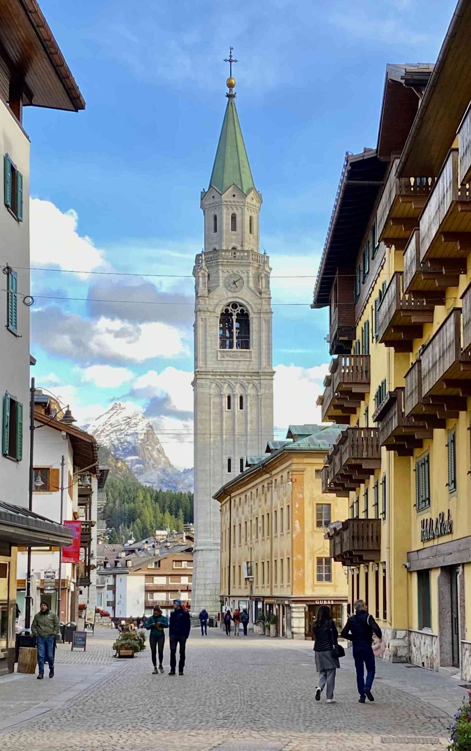 And as you already know, a church stood in the center of town!