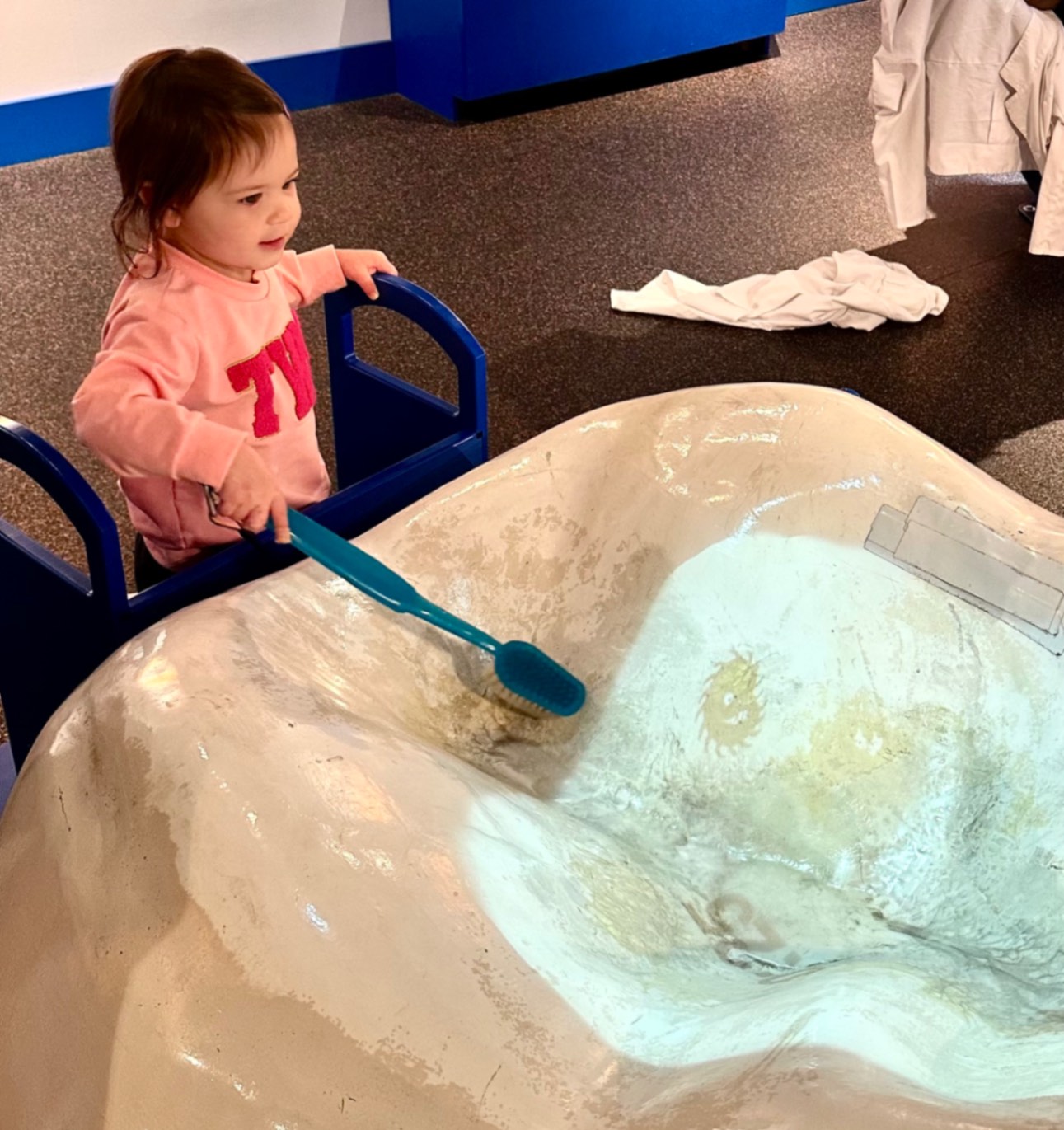 but she first celebrated her birthday by going to the Cincinnati Children's Museum with Momma and Mimi!