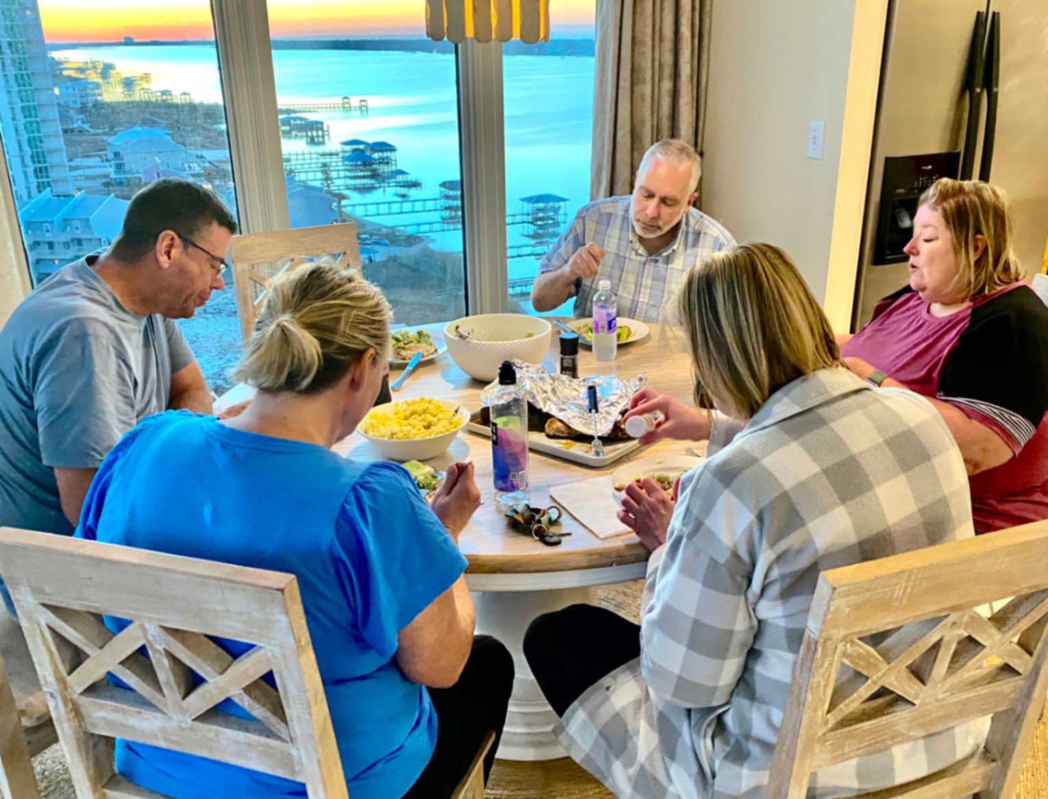 Views of the intracoastal outside our dining room window