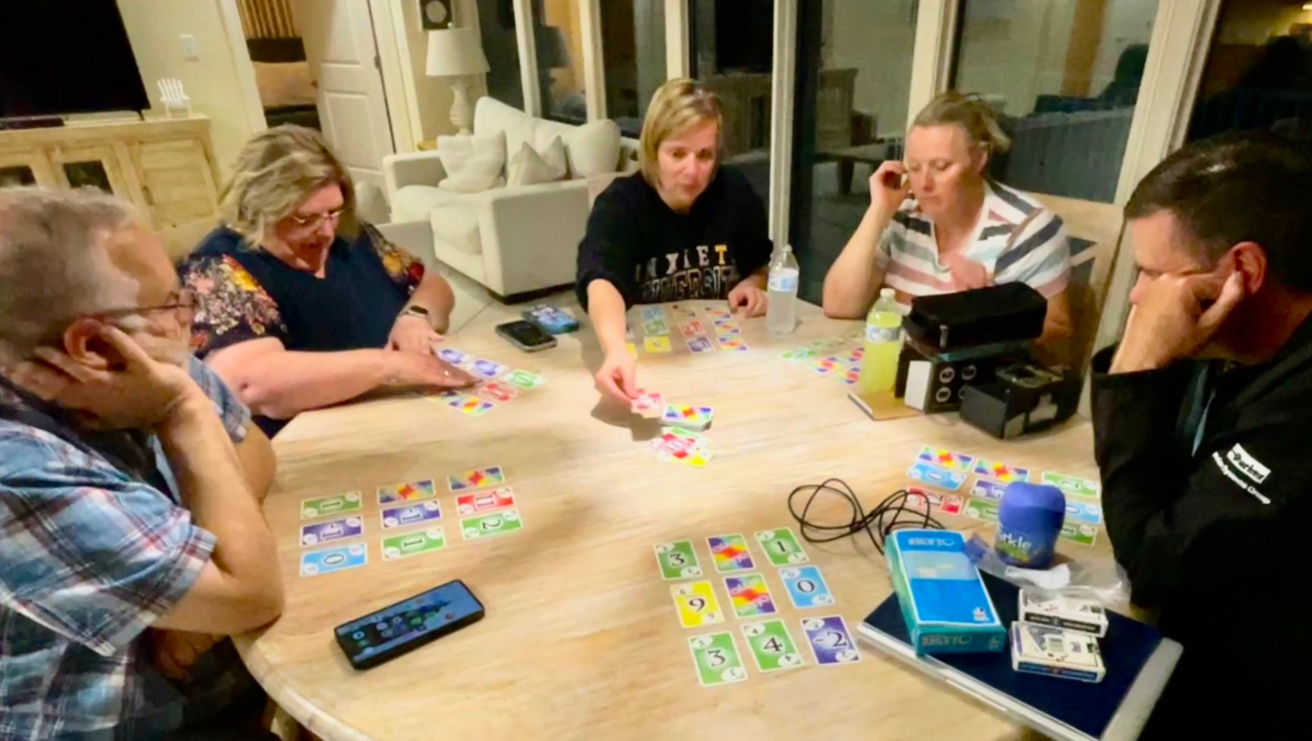 This was our favorite place to play cards every night.