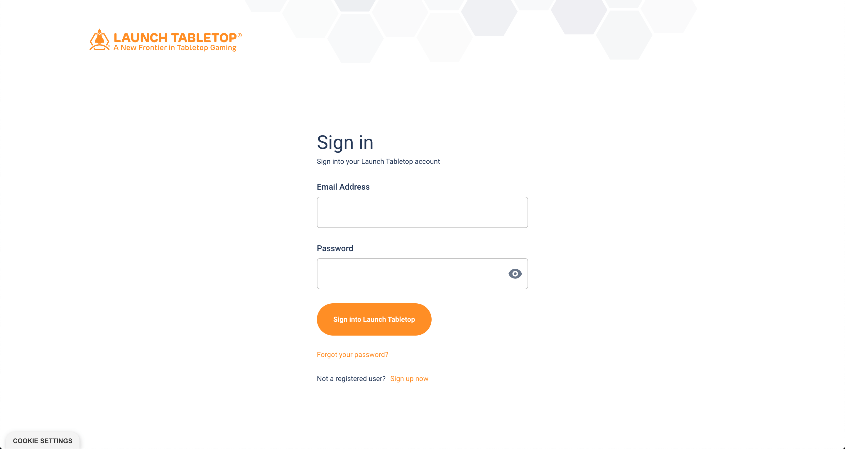 Screenshot: Sign-in Page