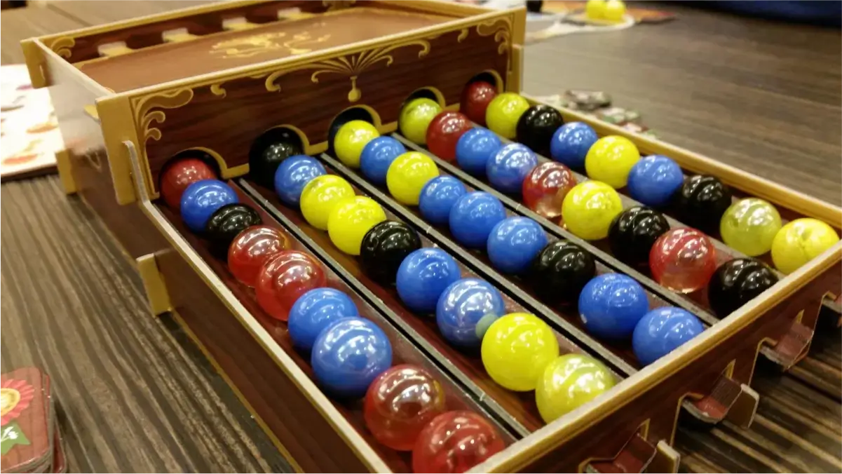 Potion Explosion marble dispenser (Credit: Ryan Gutowski)