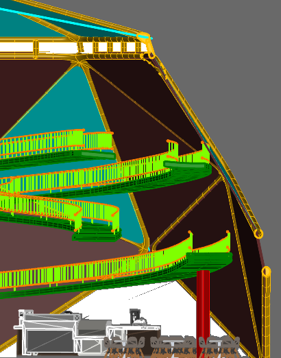 Cross-section of a 3D model