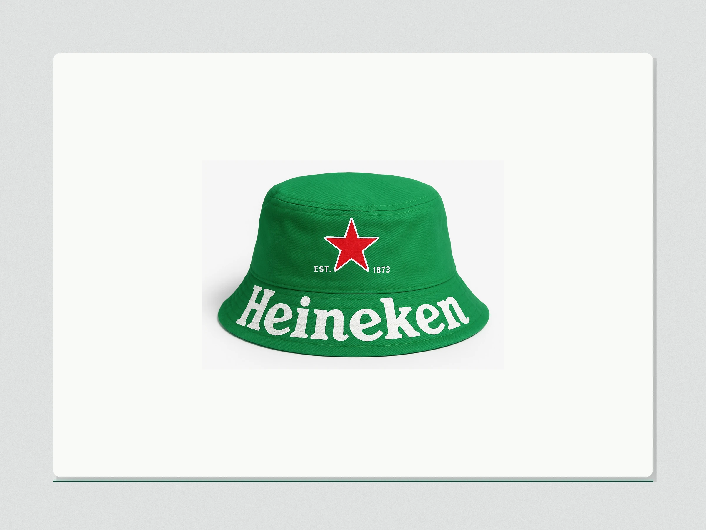 Bucket hat producido para Heineken