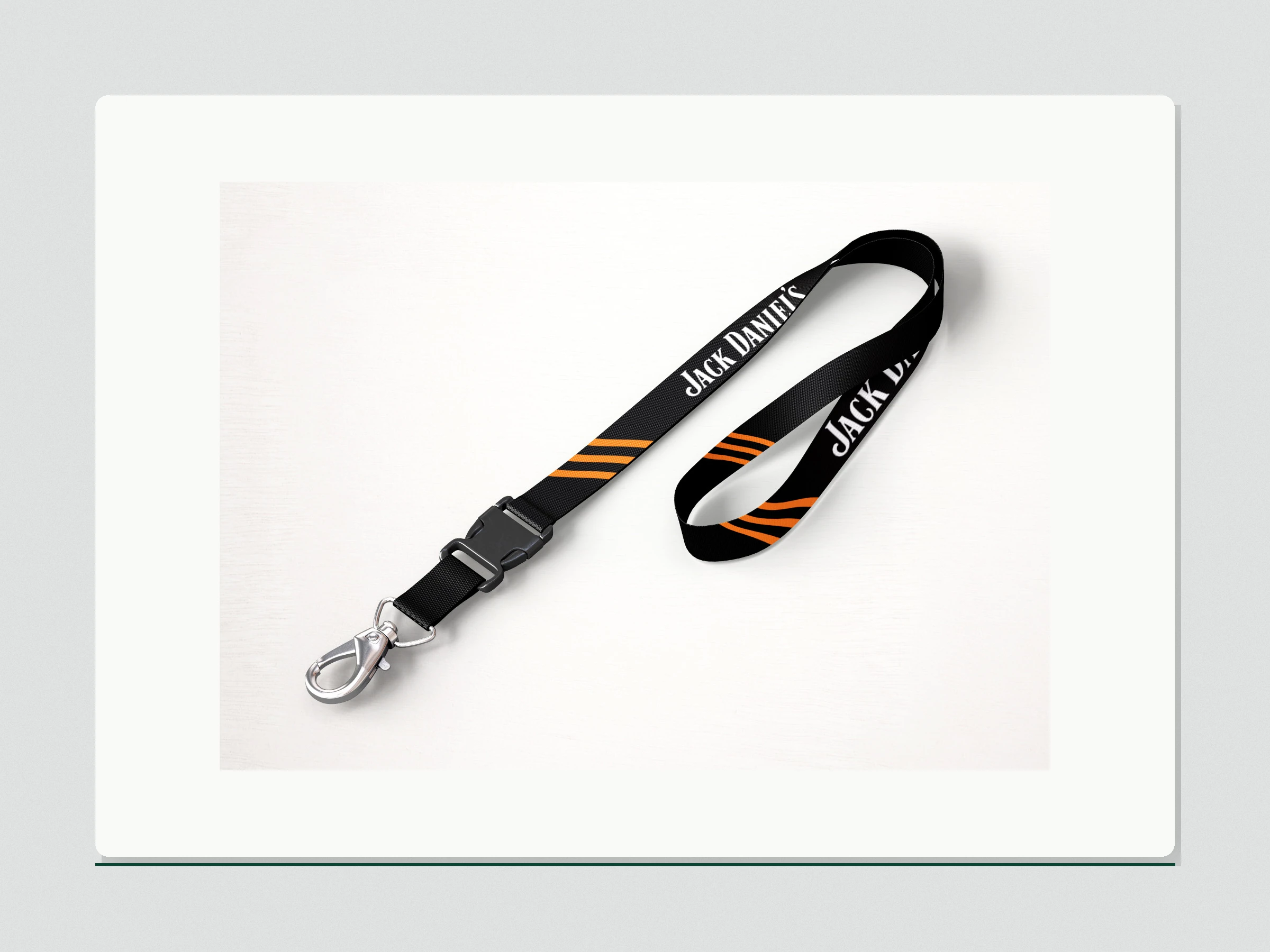 Lanyard producido para Jack Daniel's