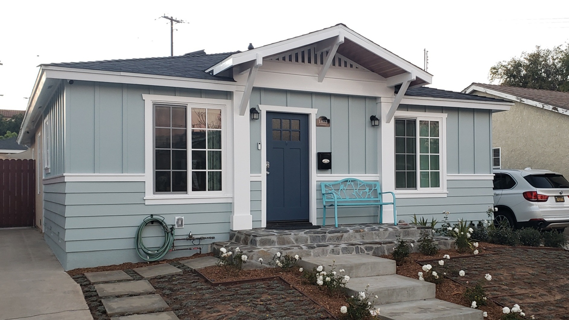 Firmona Avenue, a one-story single-family home