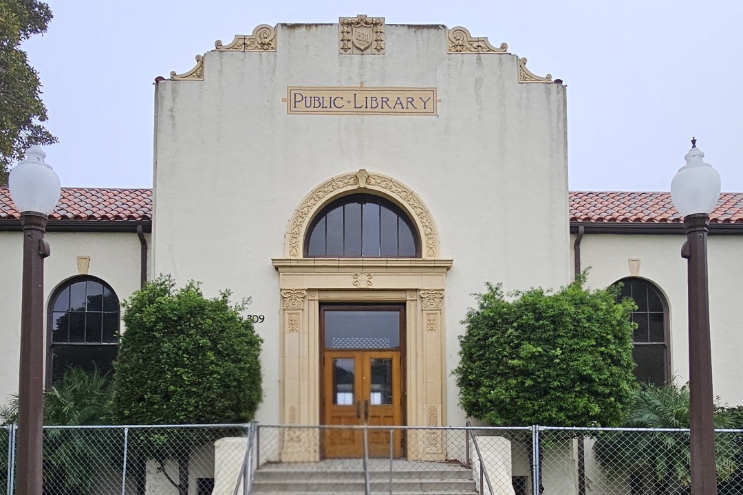 Redondo Beach Historic Library, a two-story 1930 landmark in the South Bay