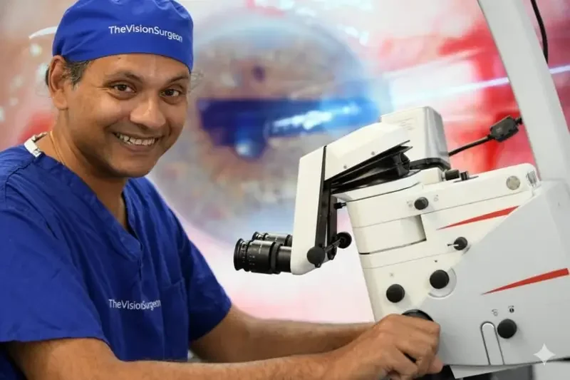 Femtosecond laser lens replacement