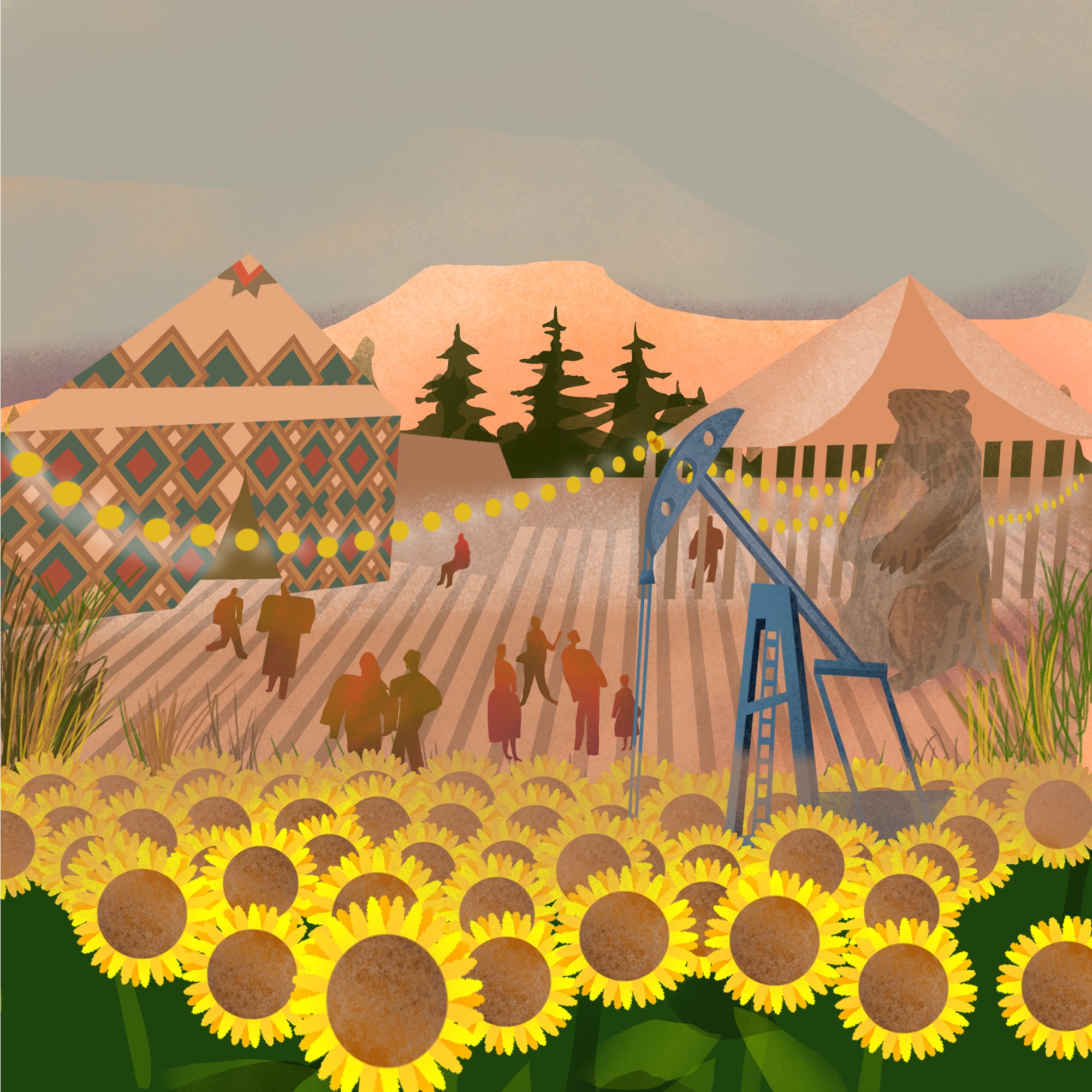 Азнакаево. Благоустройство парка им. Ишкаева - undefined