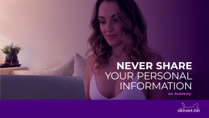 img of Never share personal information and always report fraudsters