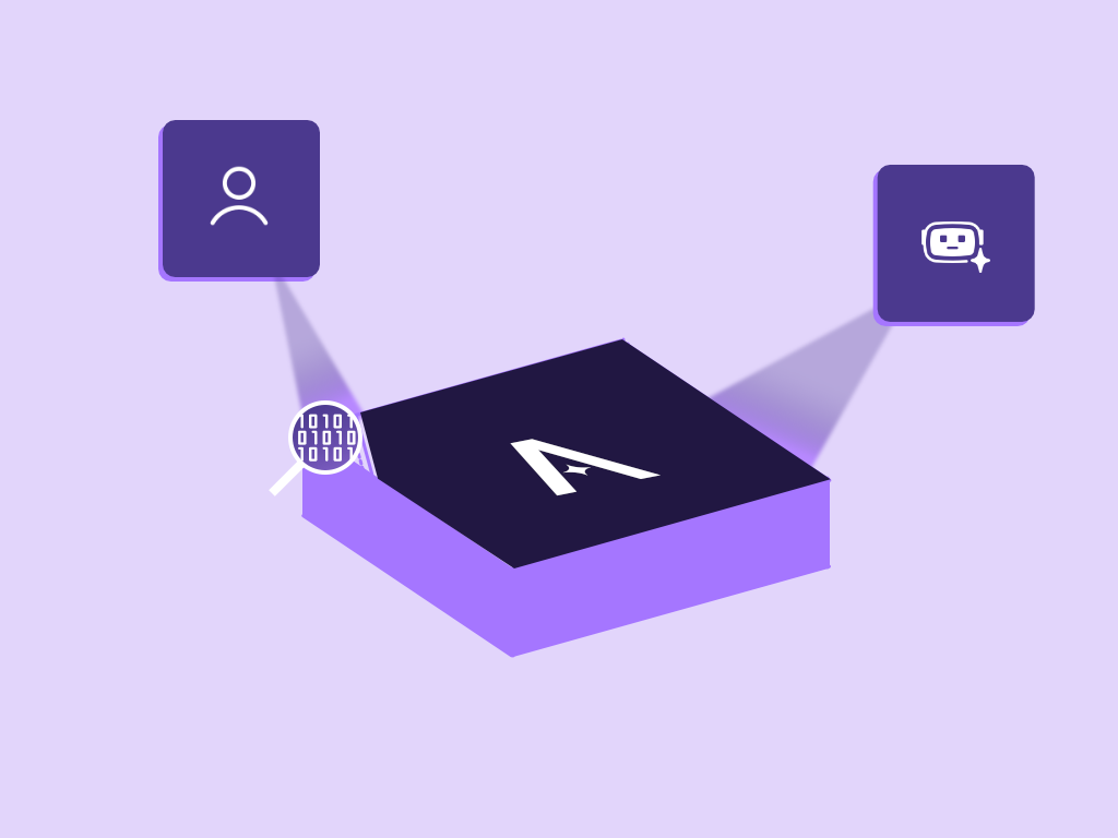 Engineer reviewing code on a large screen