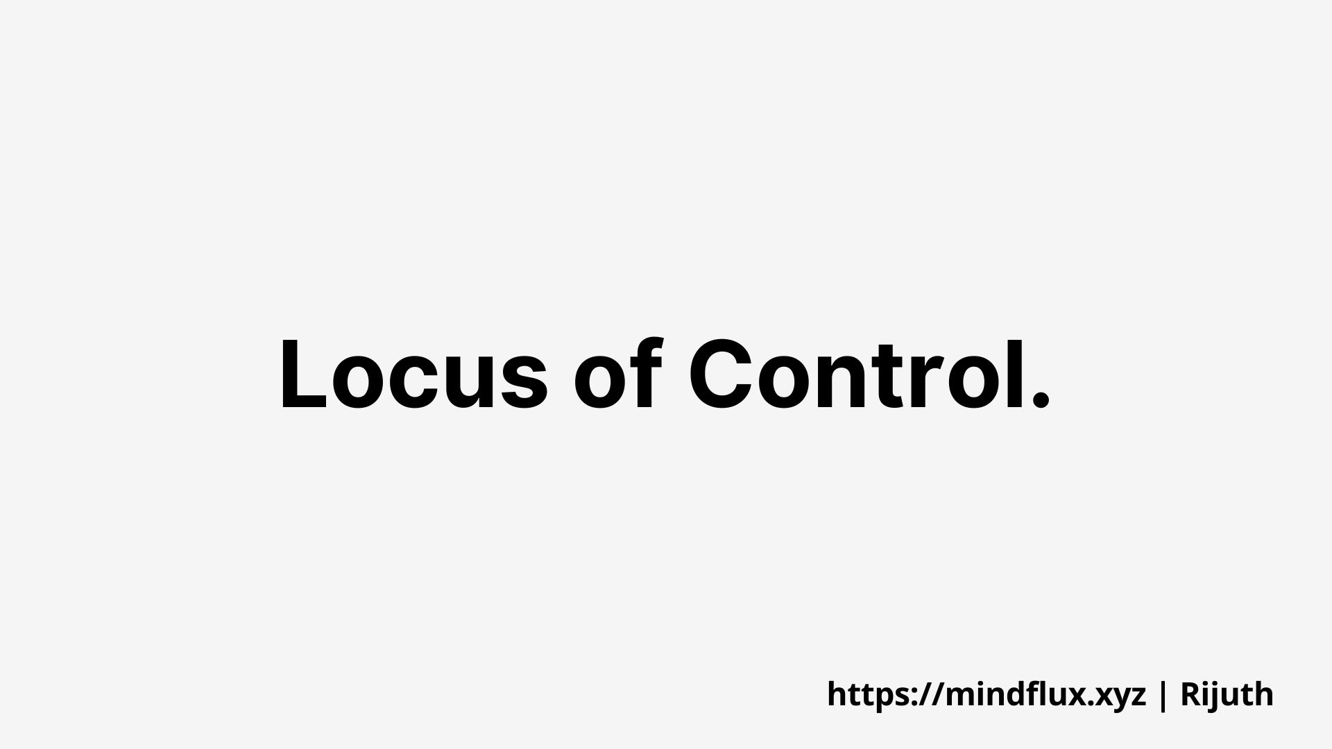 picture of locus of control