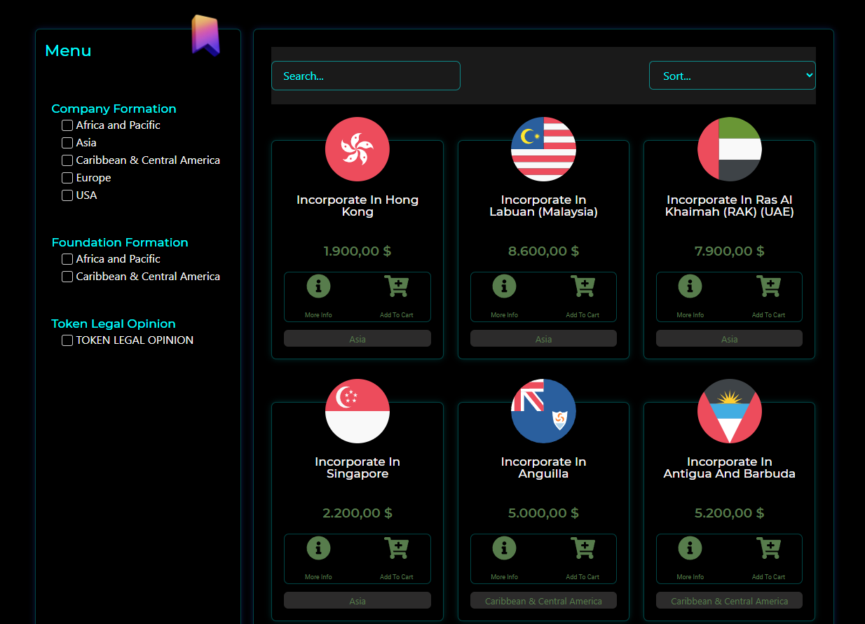 Blockchain Legals Portal