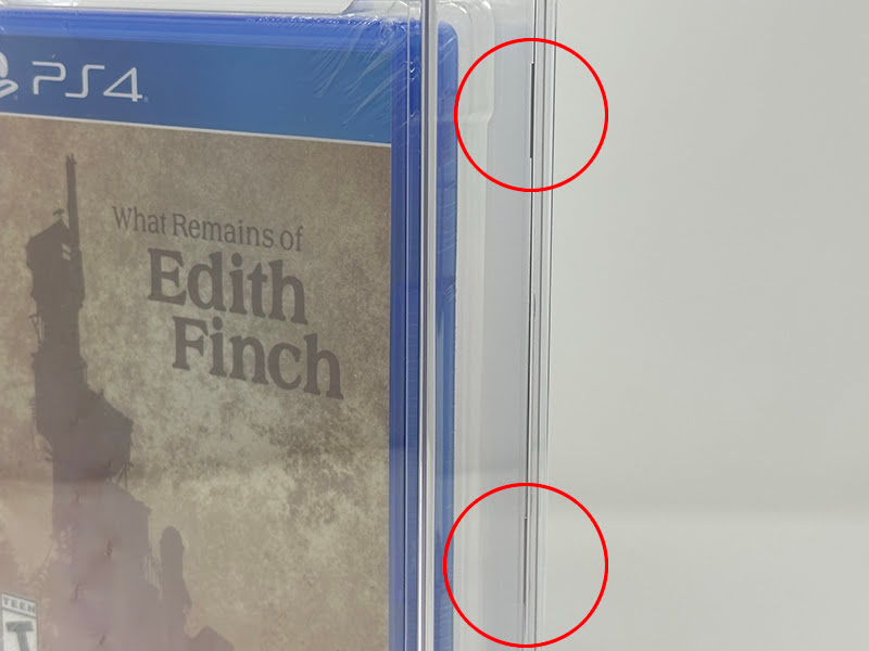 CGC graded What's Left of Edith Finch, side showing two side clips