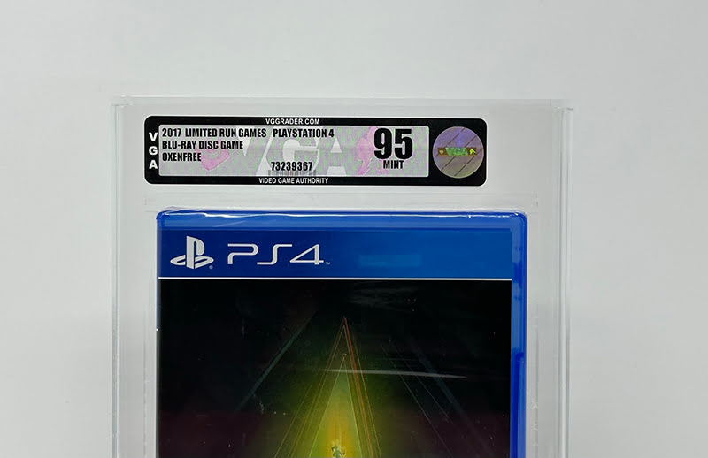 VGA graded Oxenfree for PS4, graded 95 mint