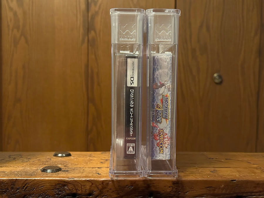 Another up close look at DS and Game Boy side view.