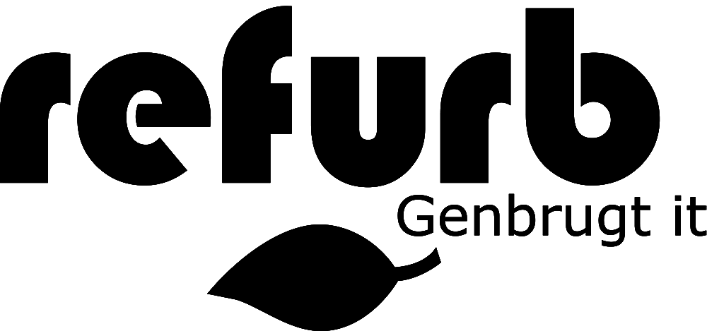 refurb logo in black and white