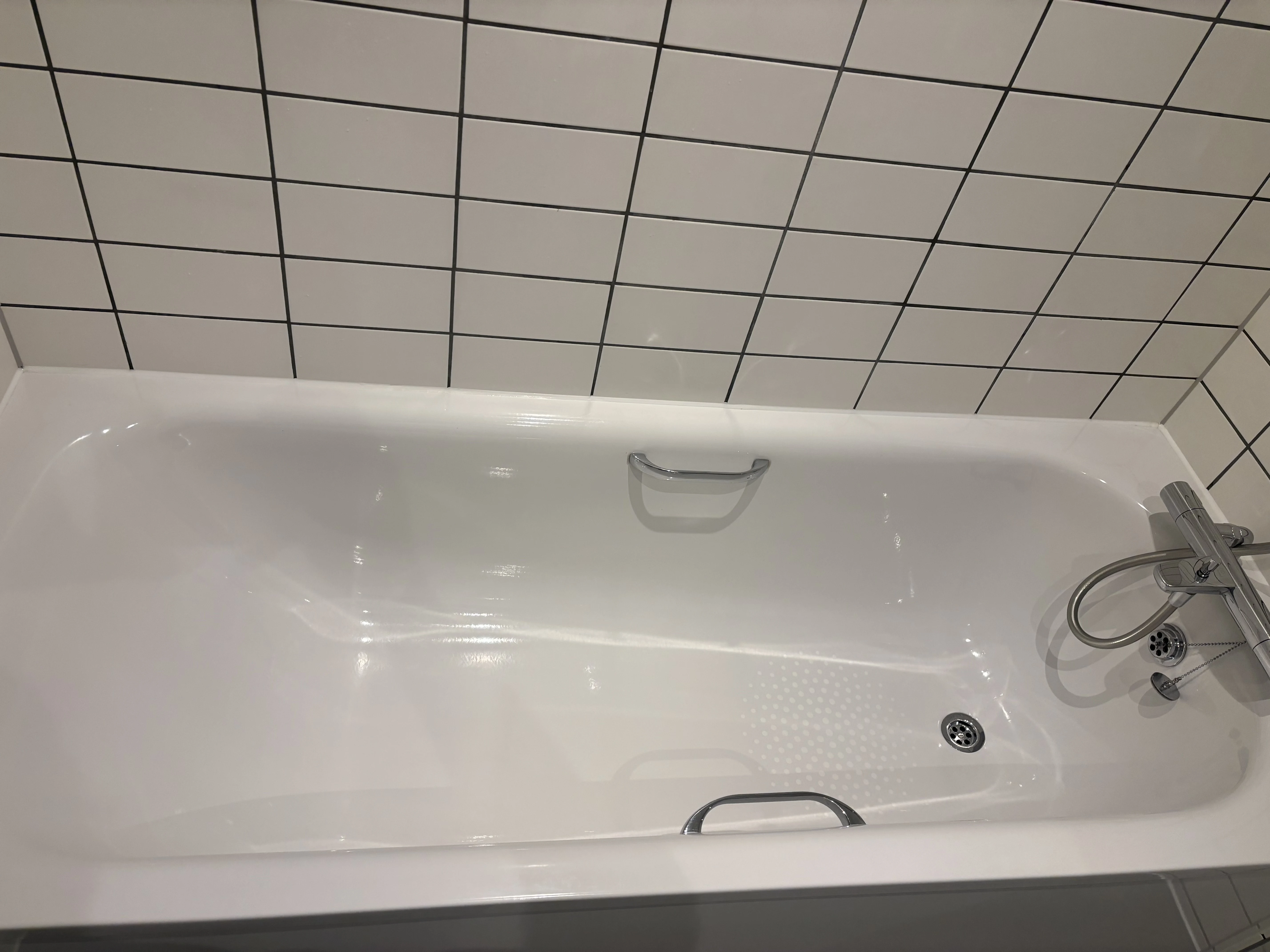 Cleaned bath tub