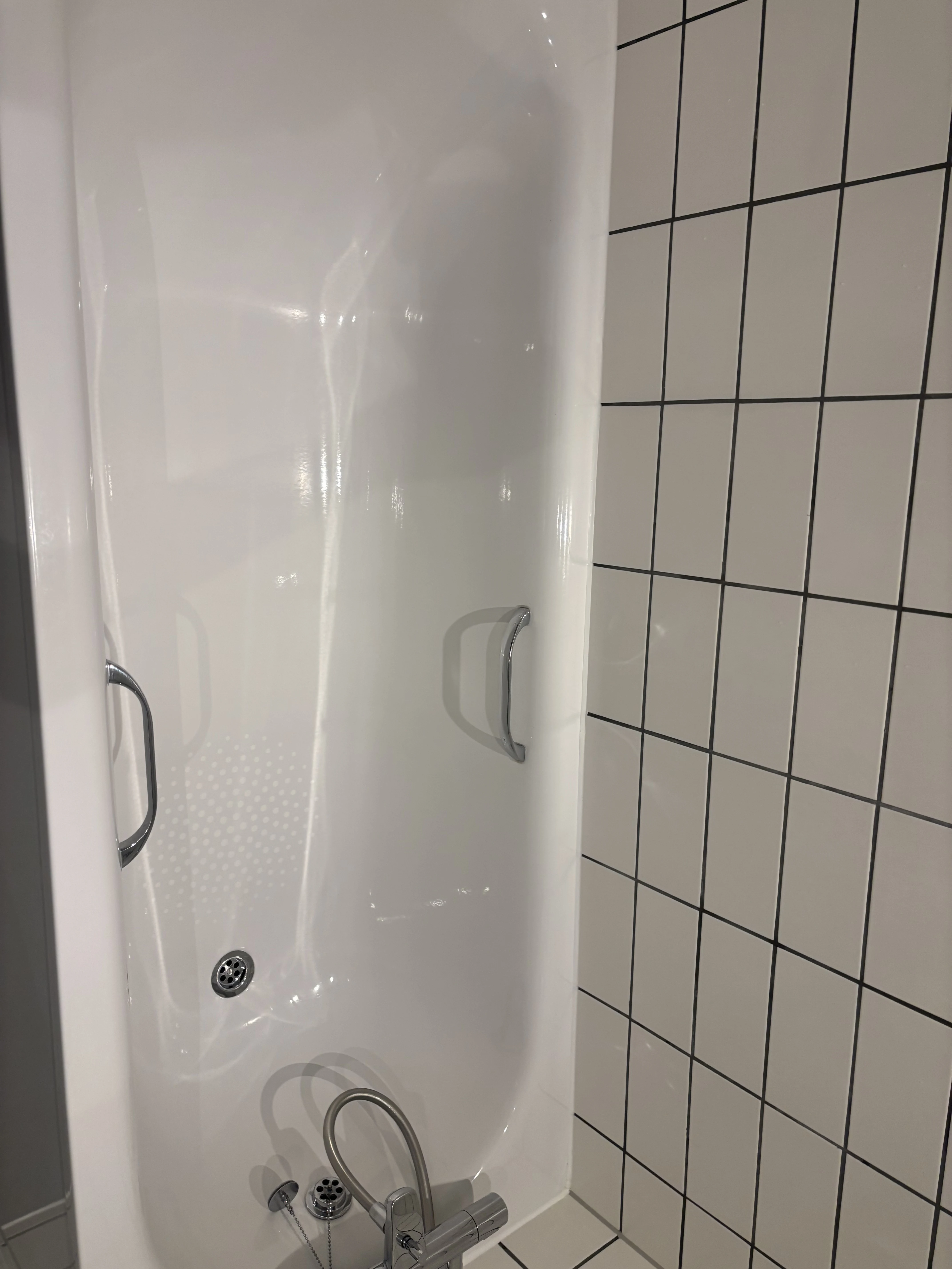 Cleaned bath tub