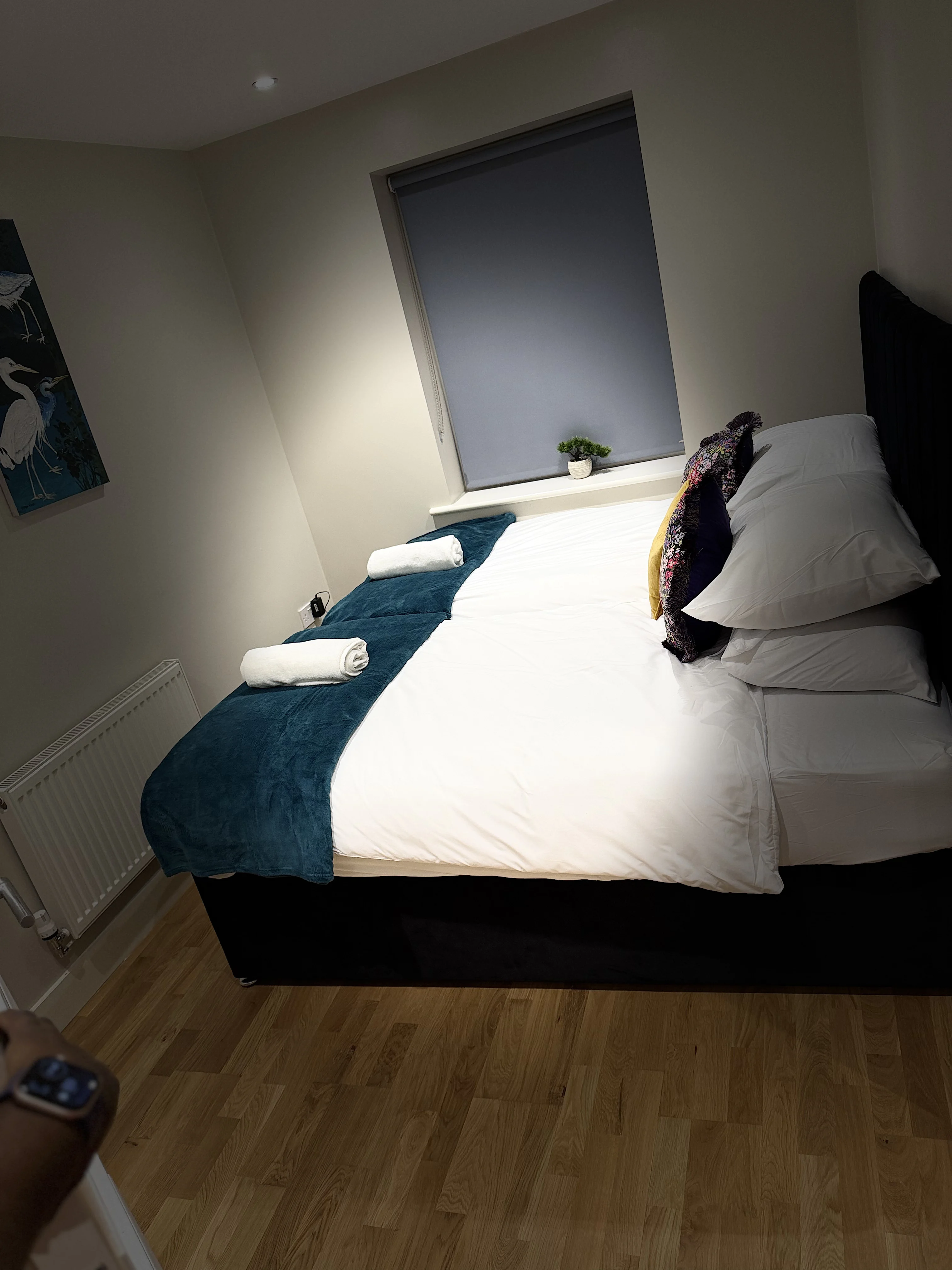 Cleaned bedroom