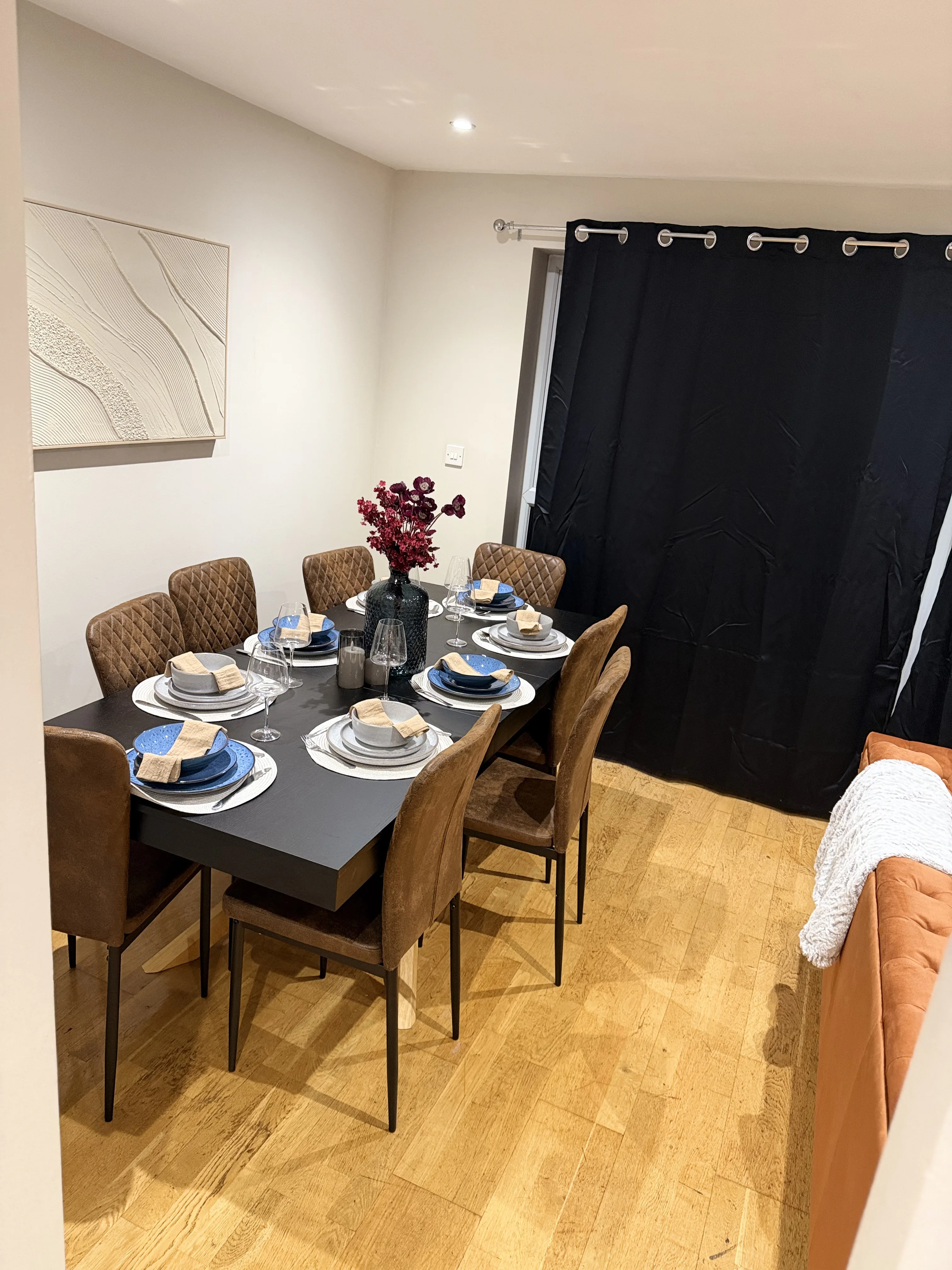 Cleaned dining room