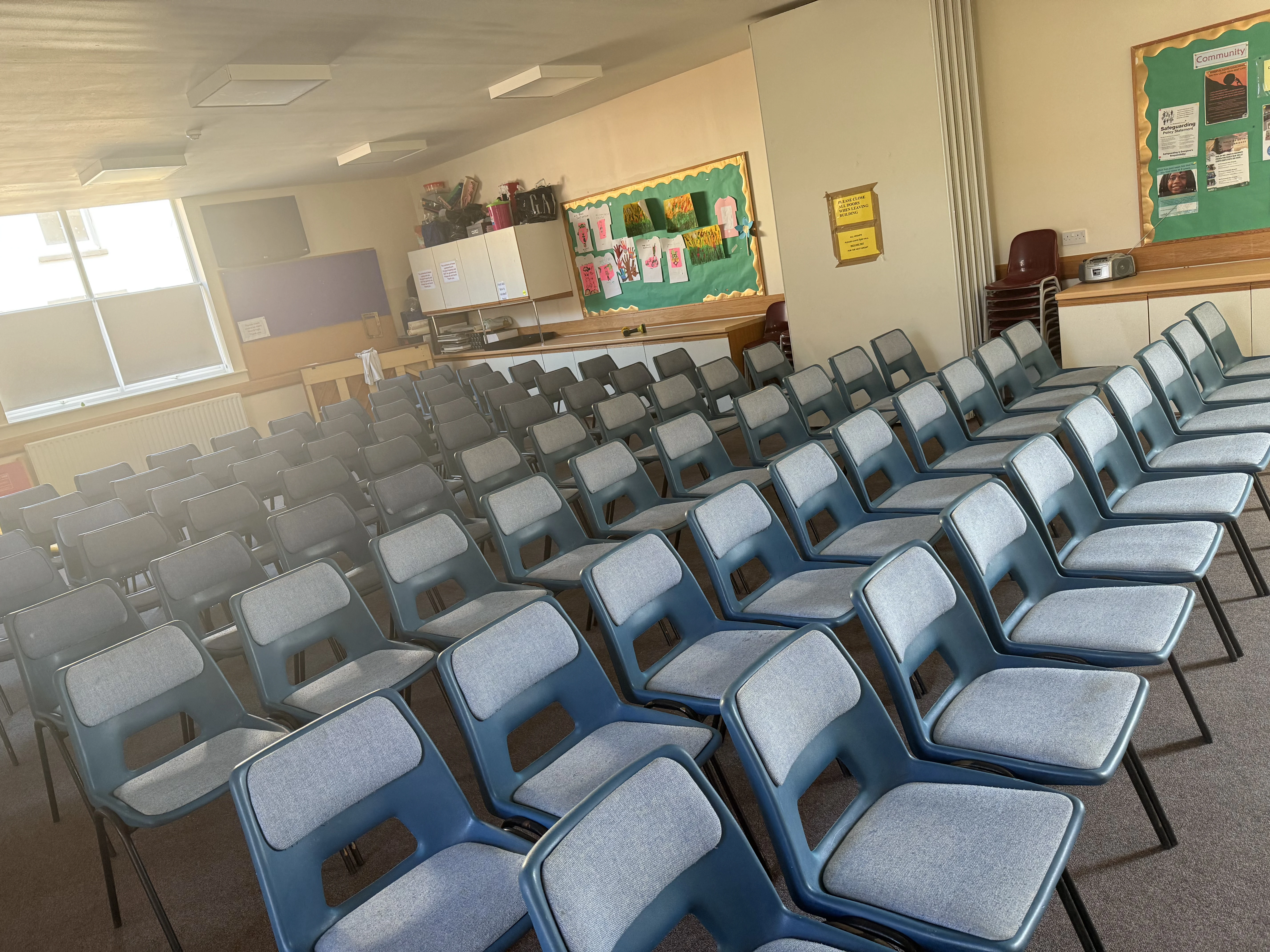Cleaned event room
