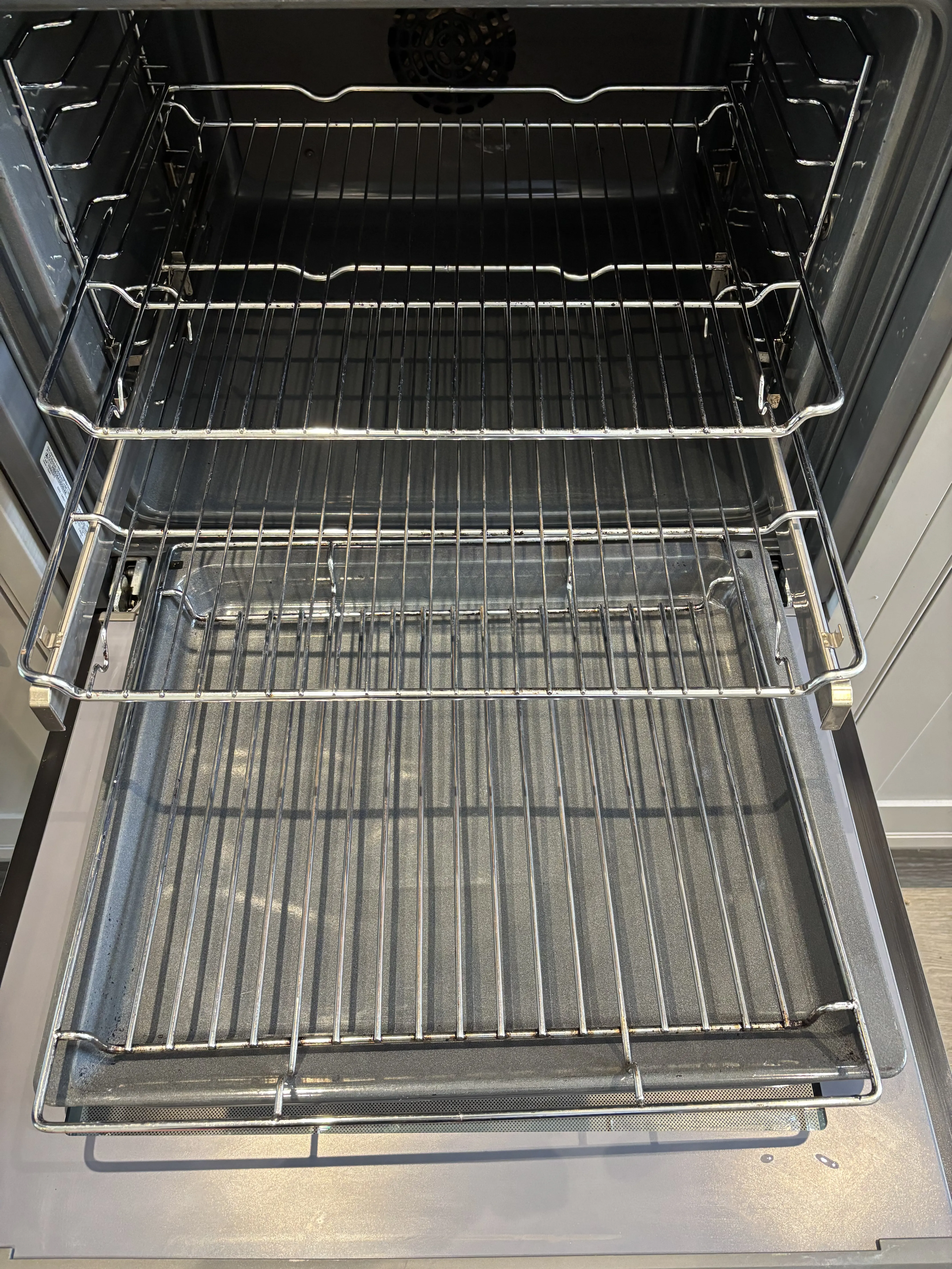 Cleaned oven