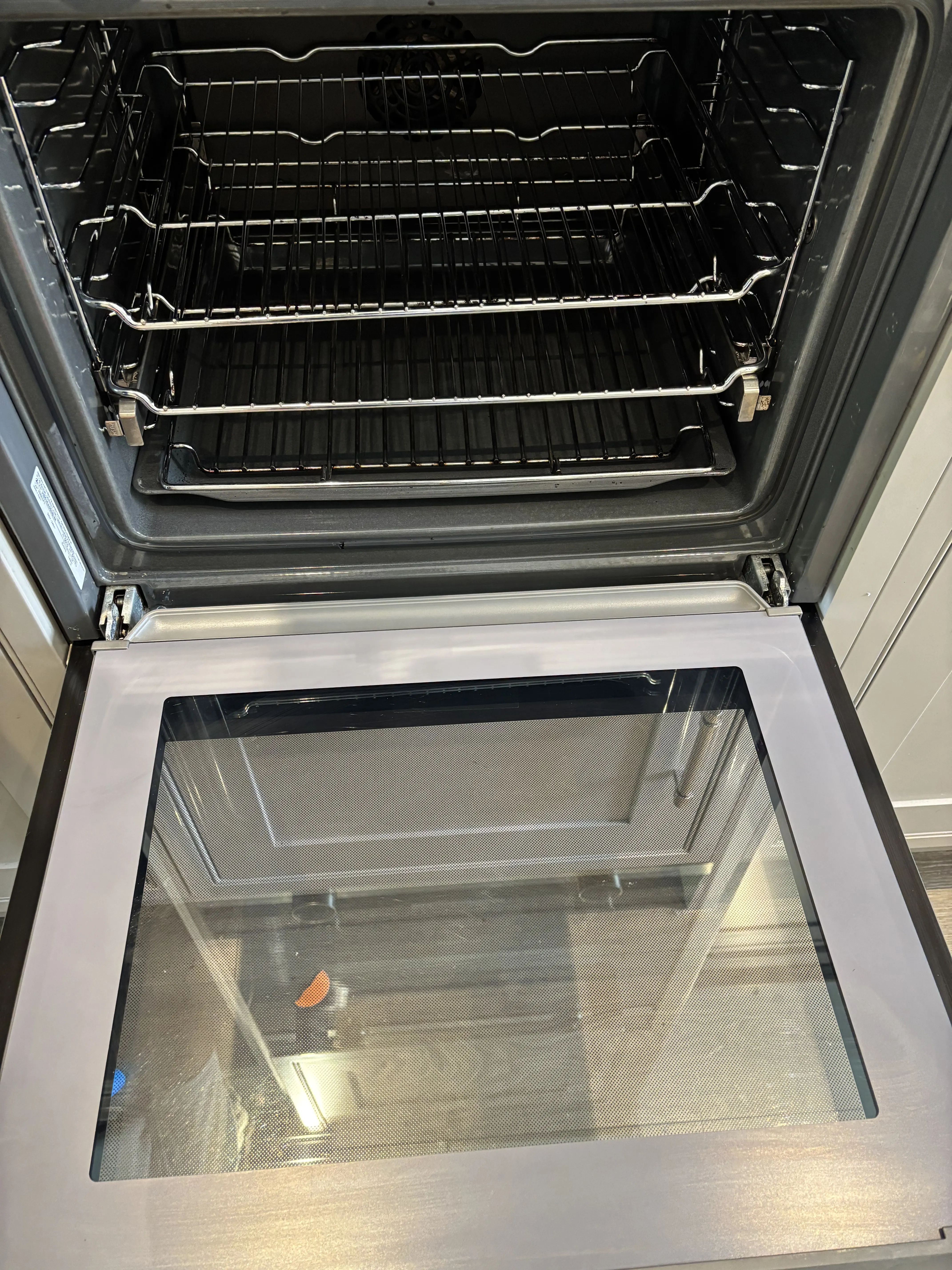 Cleaned oven