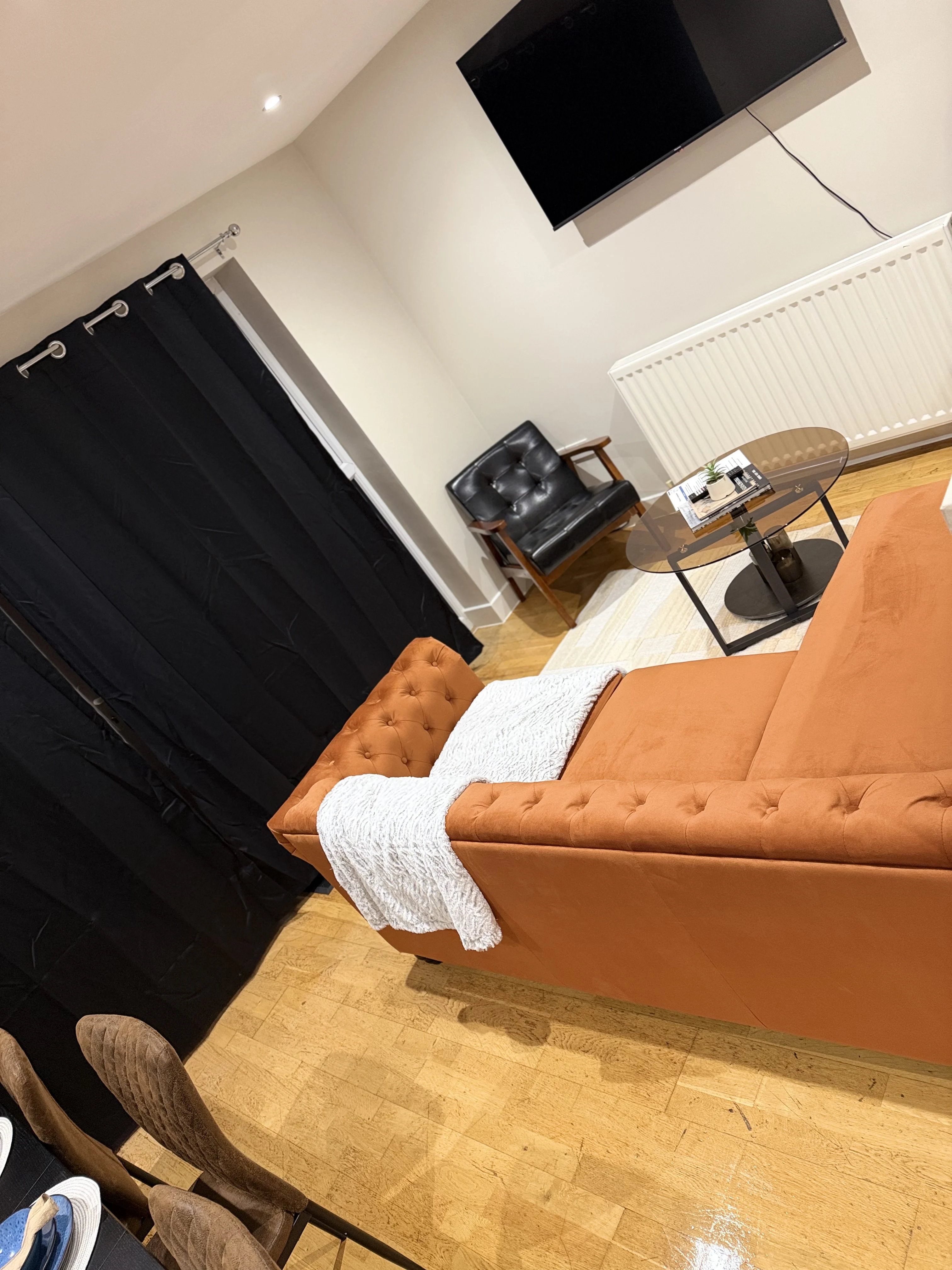 Cleaned room