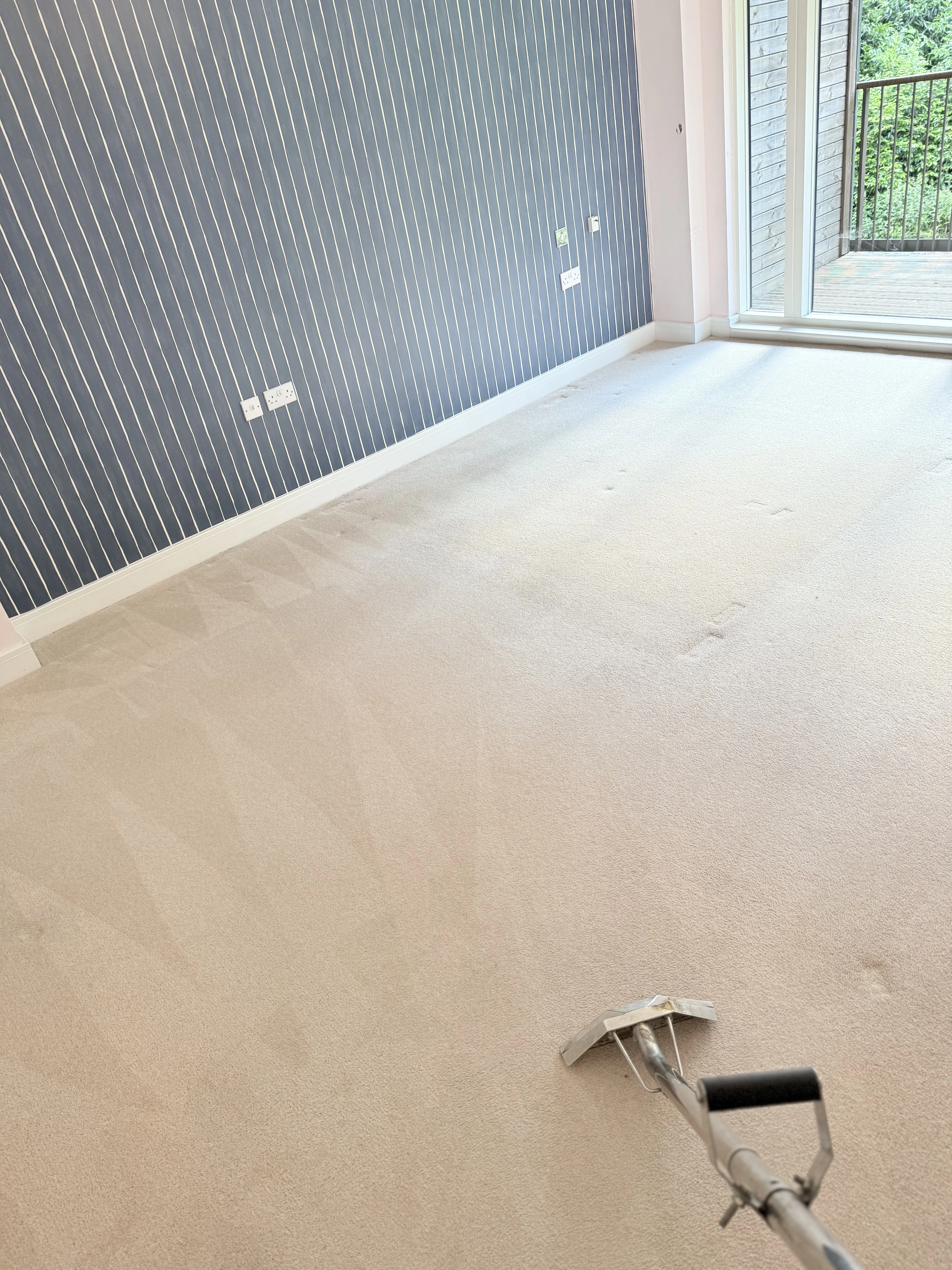 Cleaned room floor