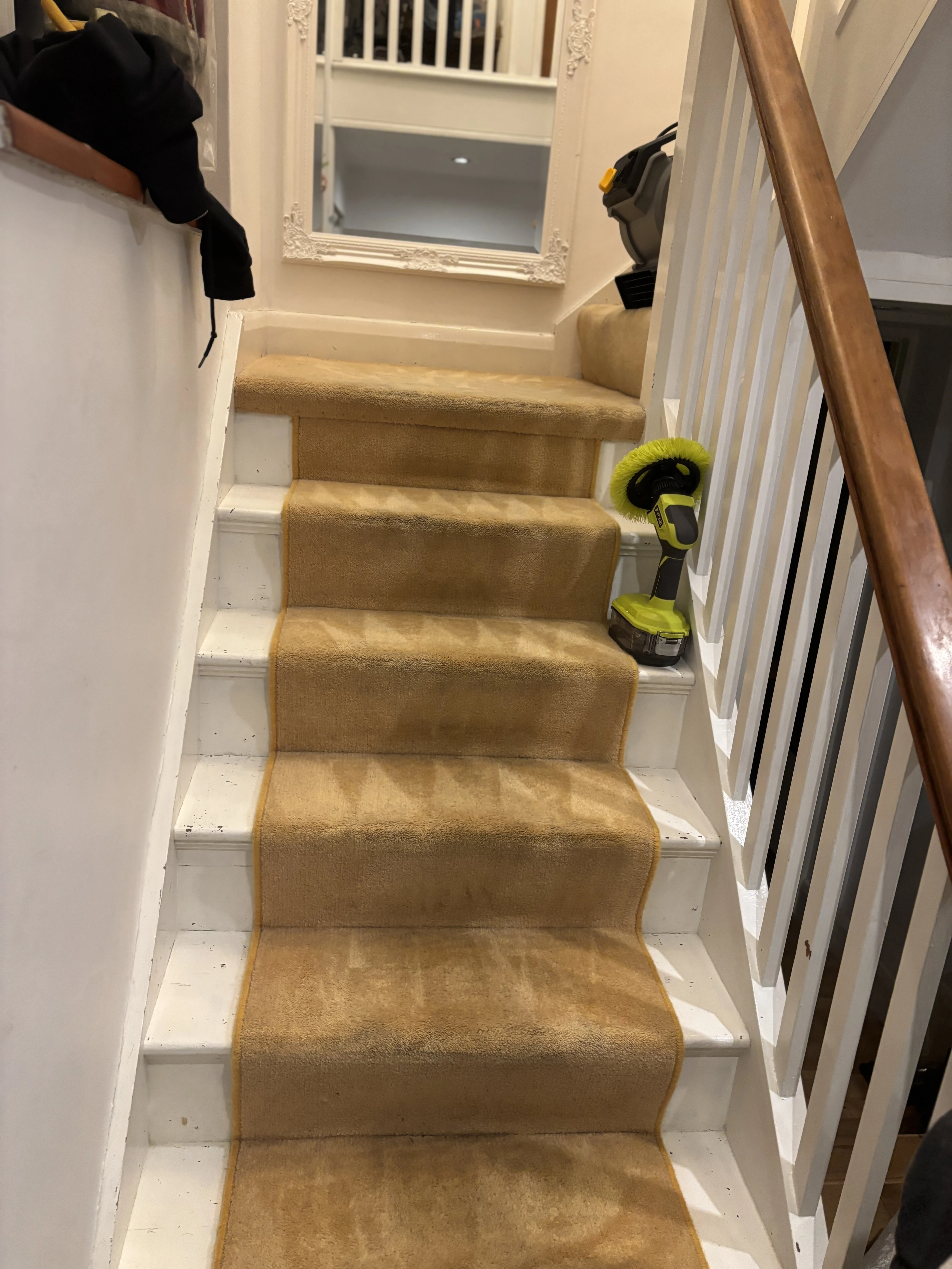 Cleaned stairway