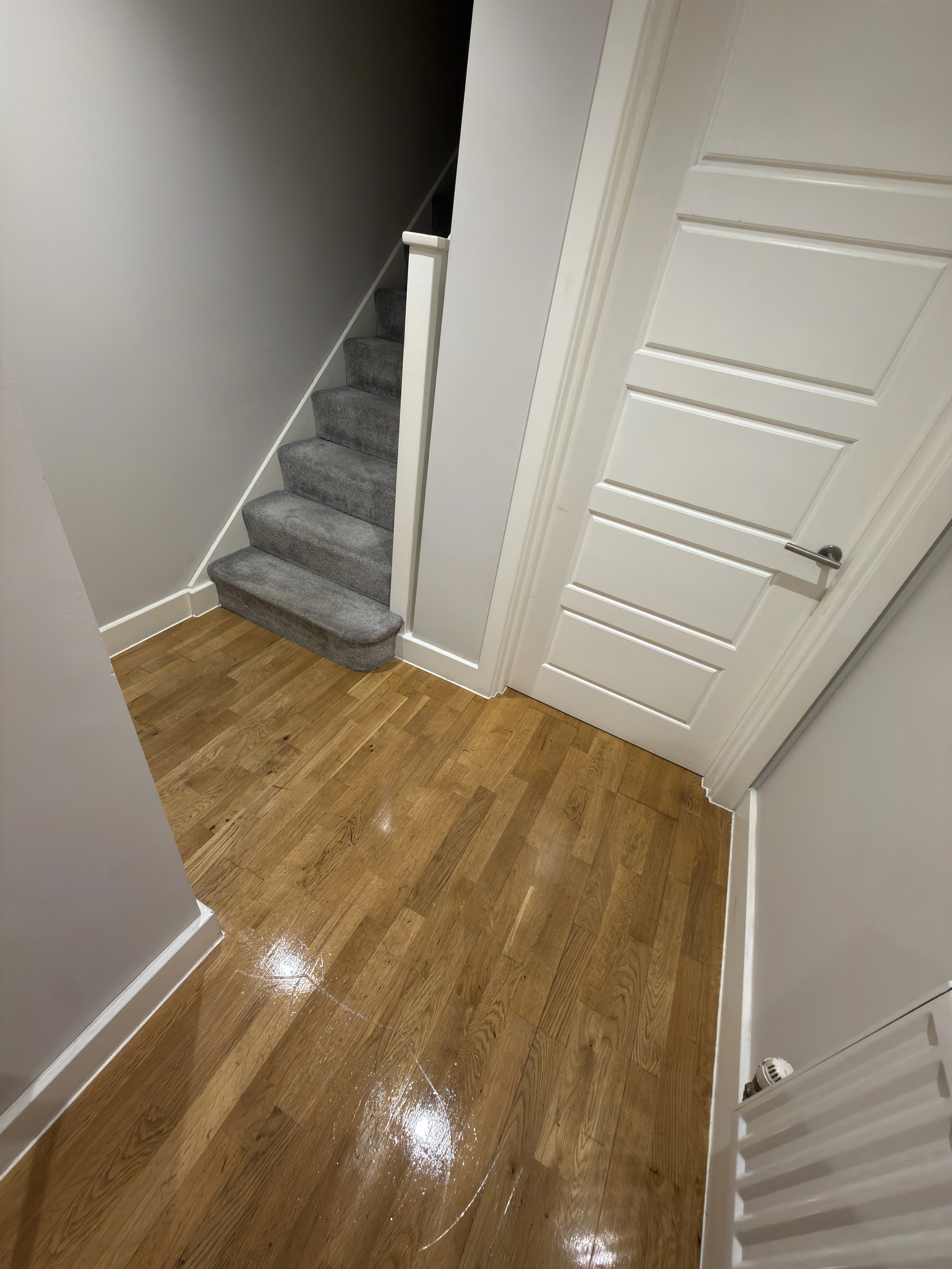 Cleaned stairway