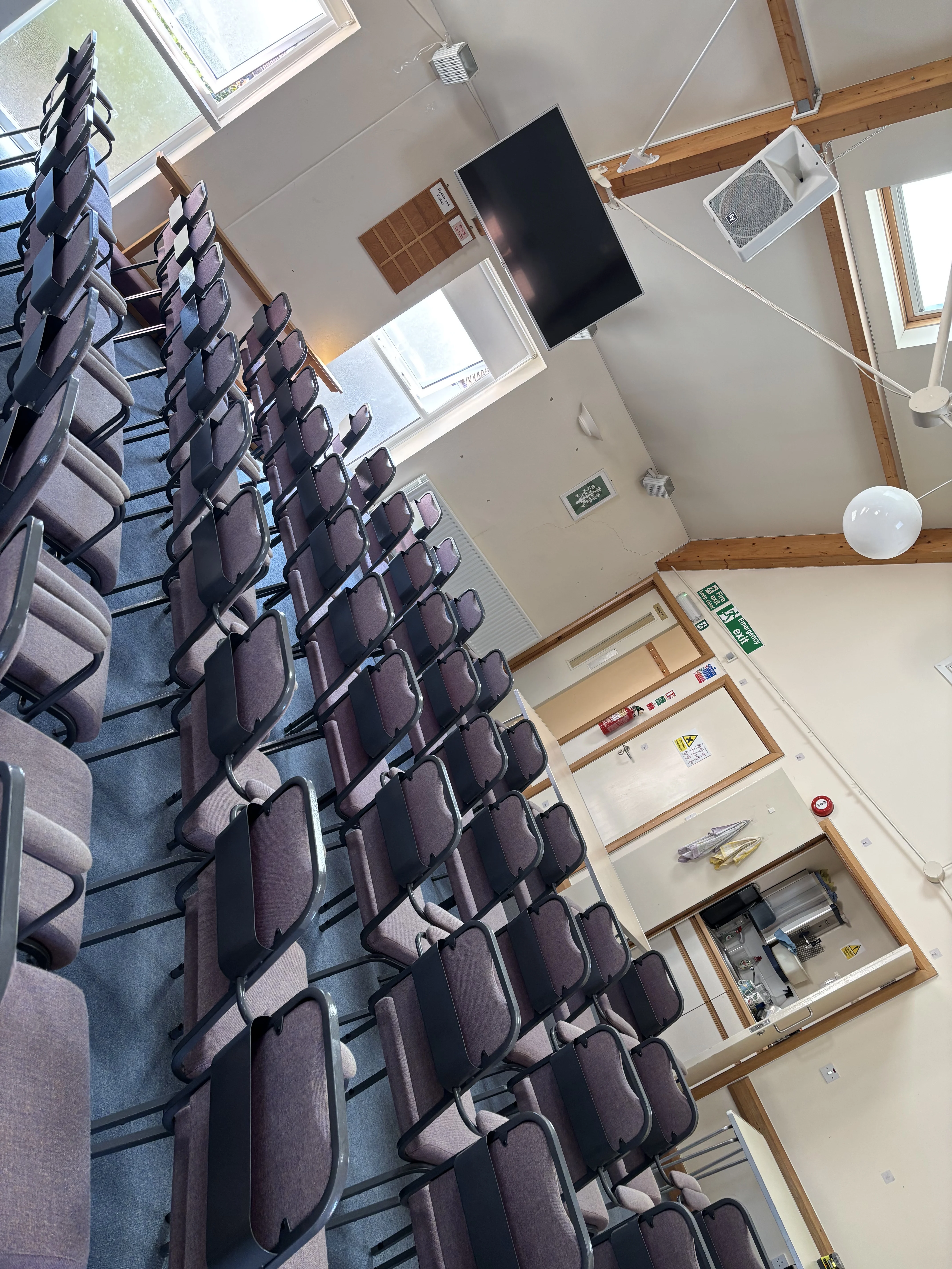 Cleaned waiting room