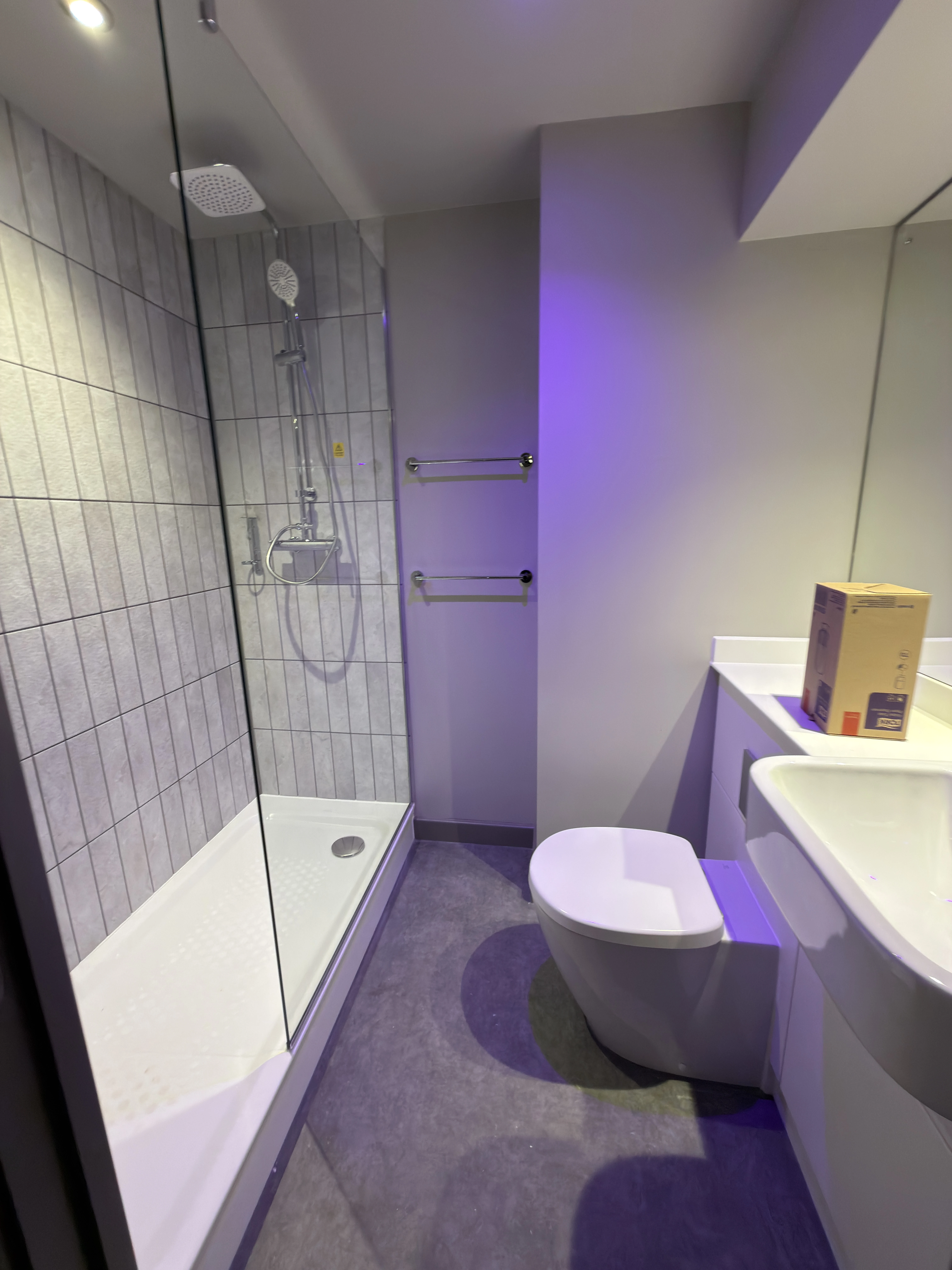 Spotless rest room