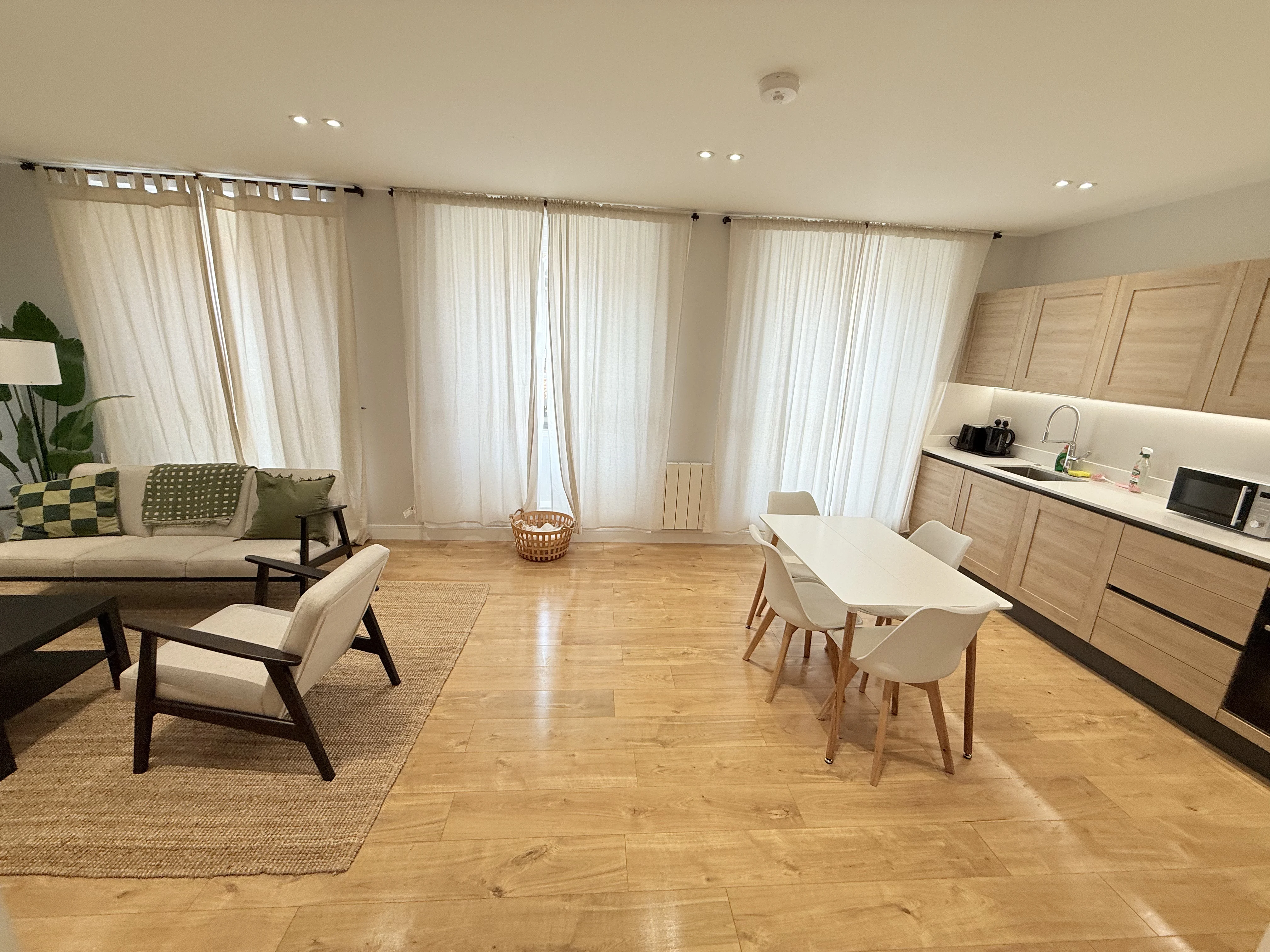Pristine spotless living room
