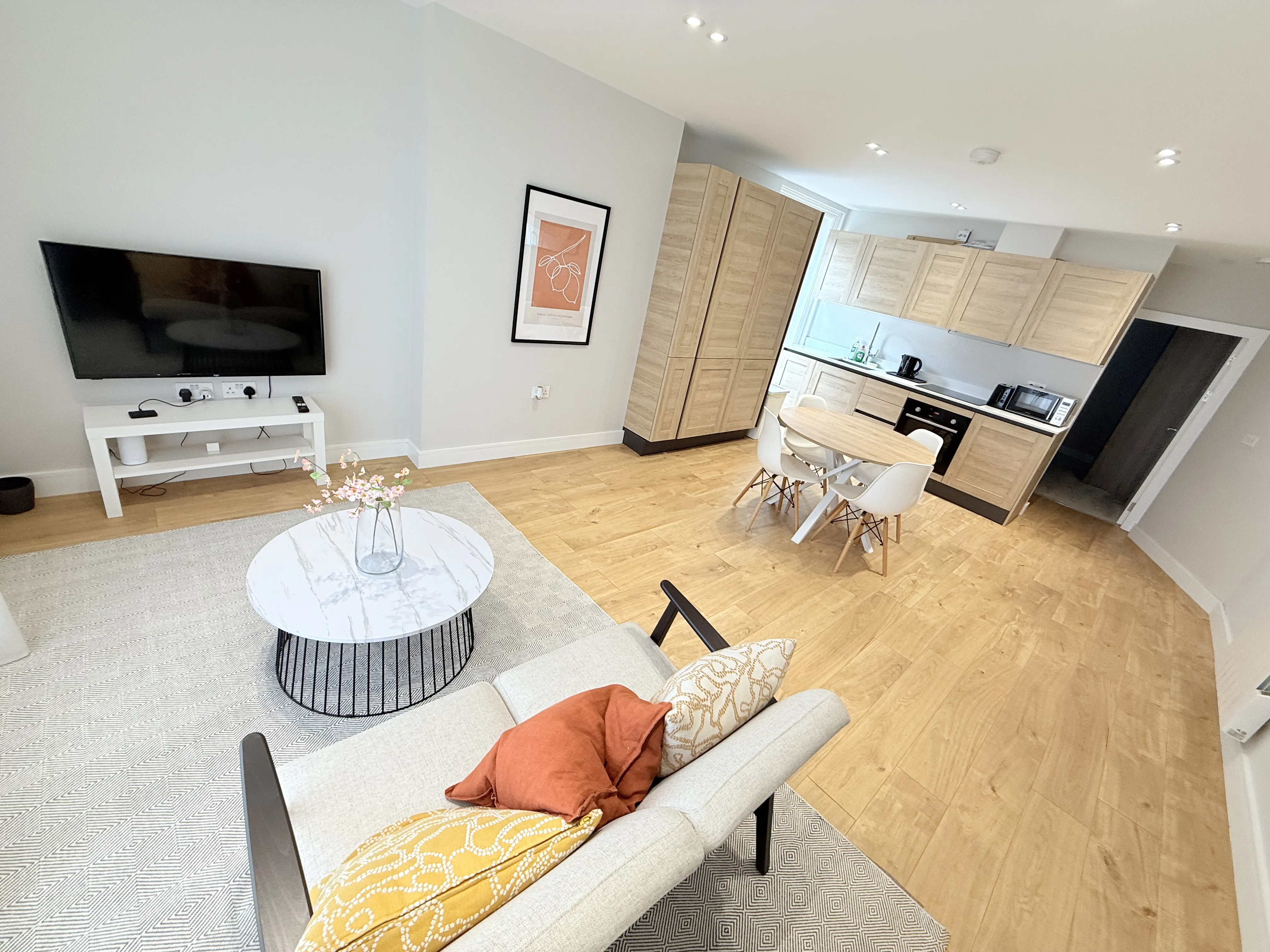 Very fine cleaned living room