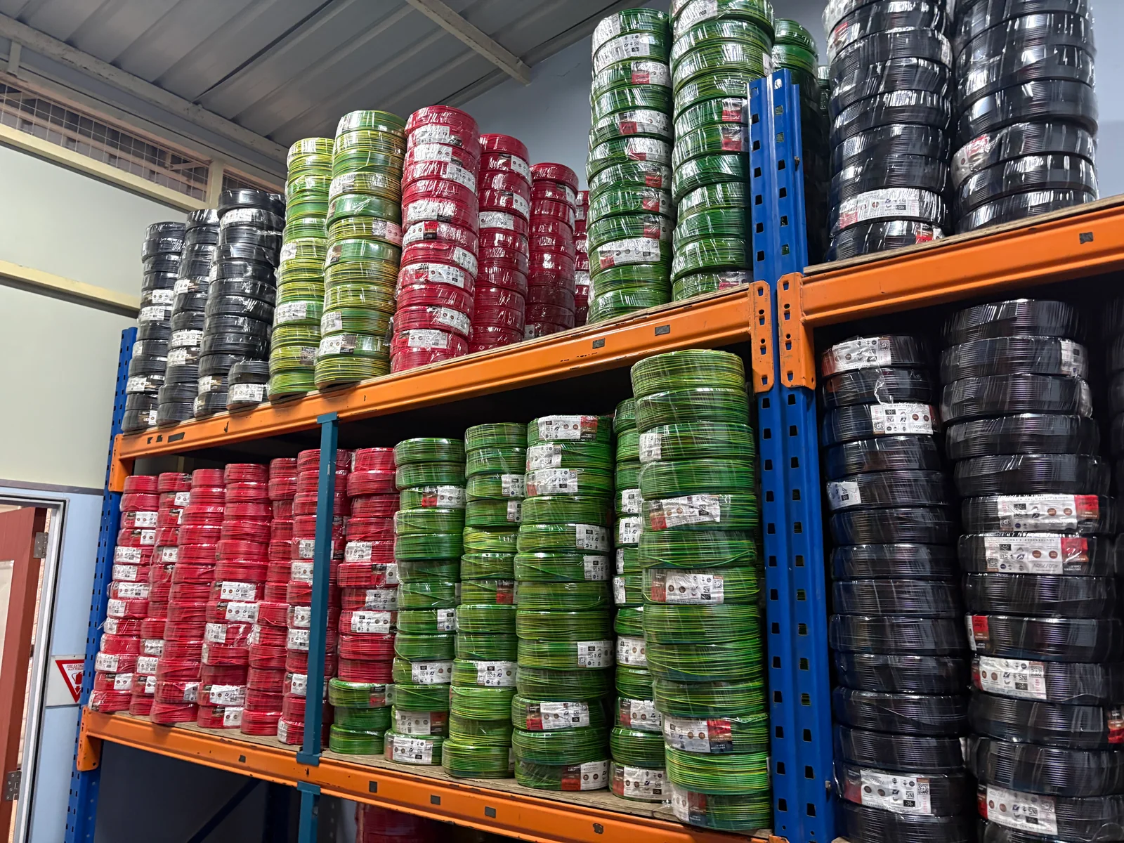 Southern Cable inventory at the Vertex warehouse in Batam