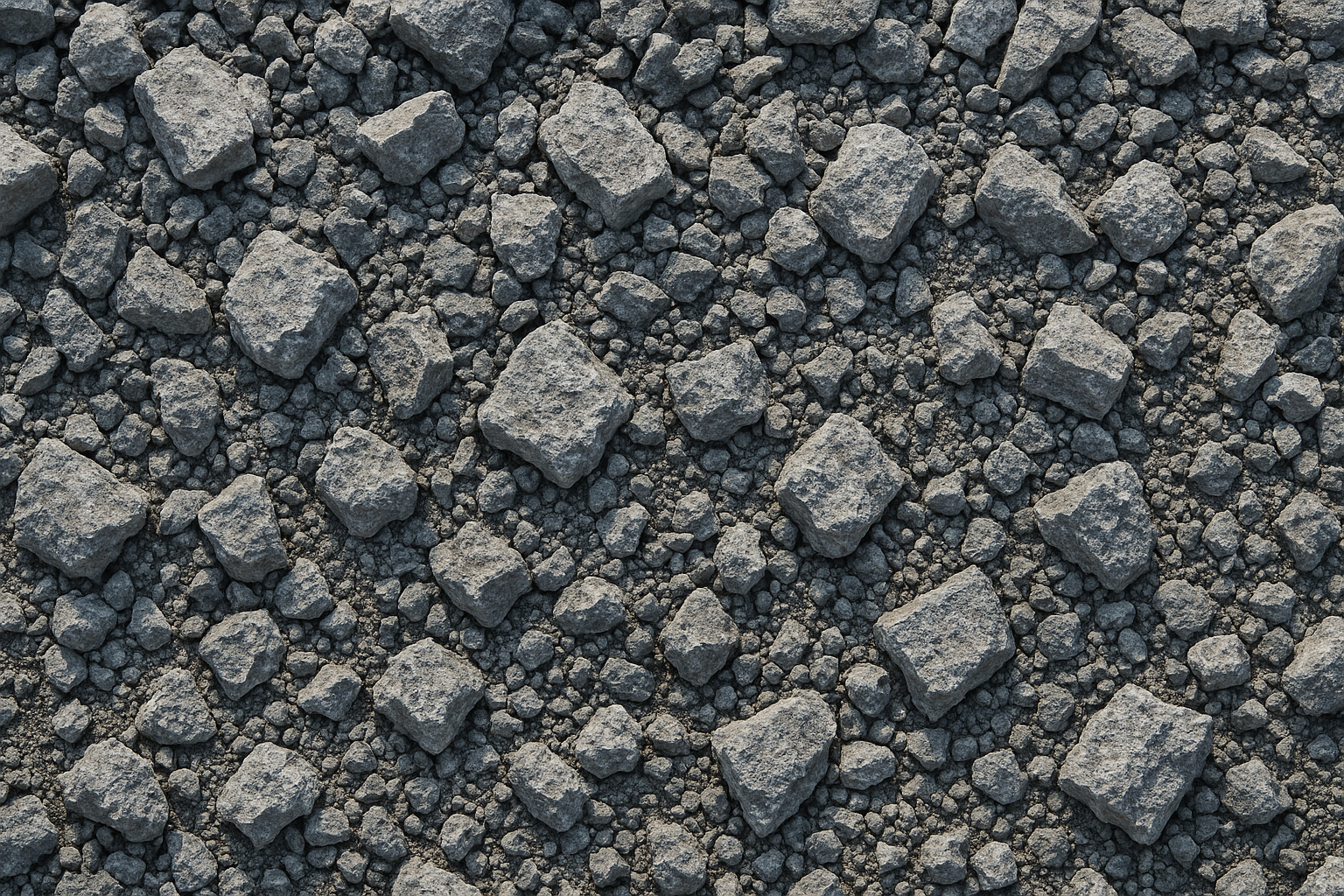 crushed concrete
