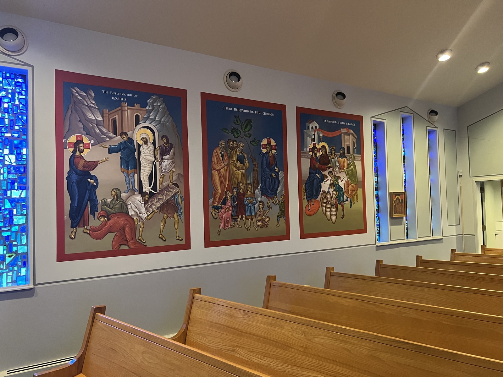 Newly painted icons