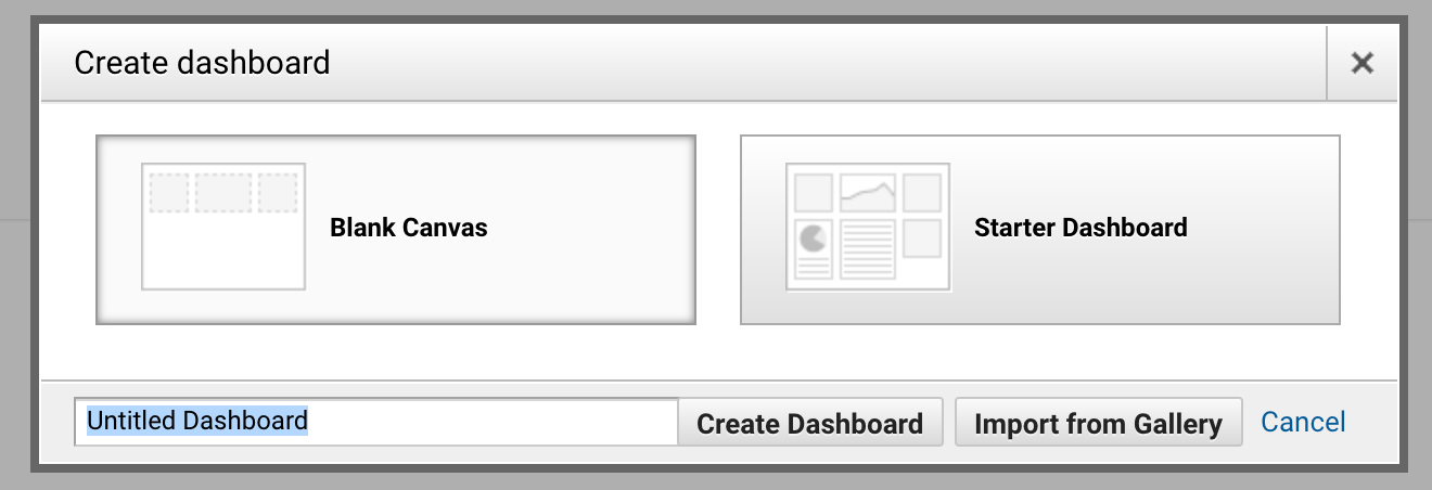 Create dashboard popup screenshot