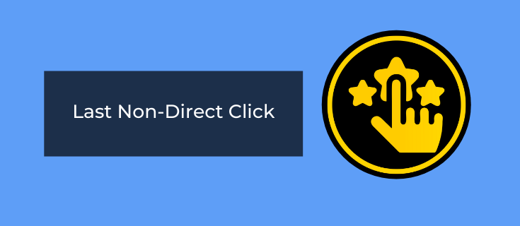last non-direct click