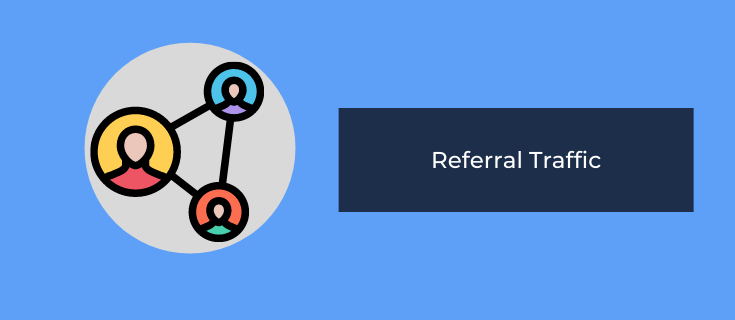 backlinks/referrals  as an example of an SEO report KPI