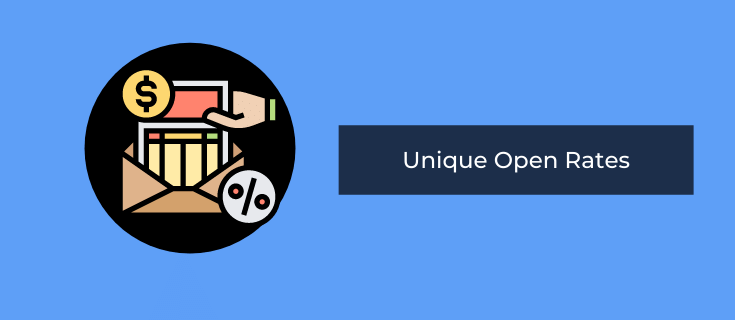 unique open rates as an email marketing performance metric