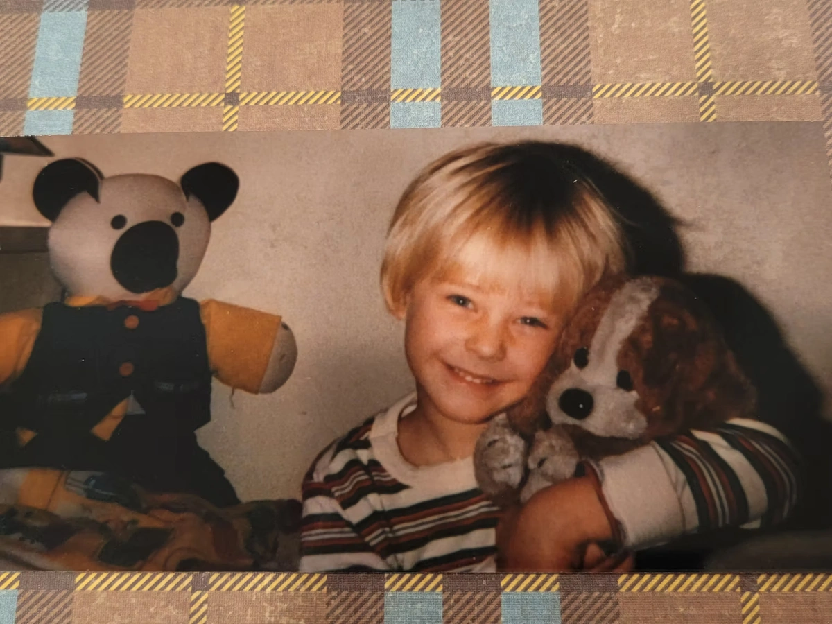 Jerred Shorthill as a child