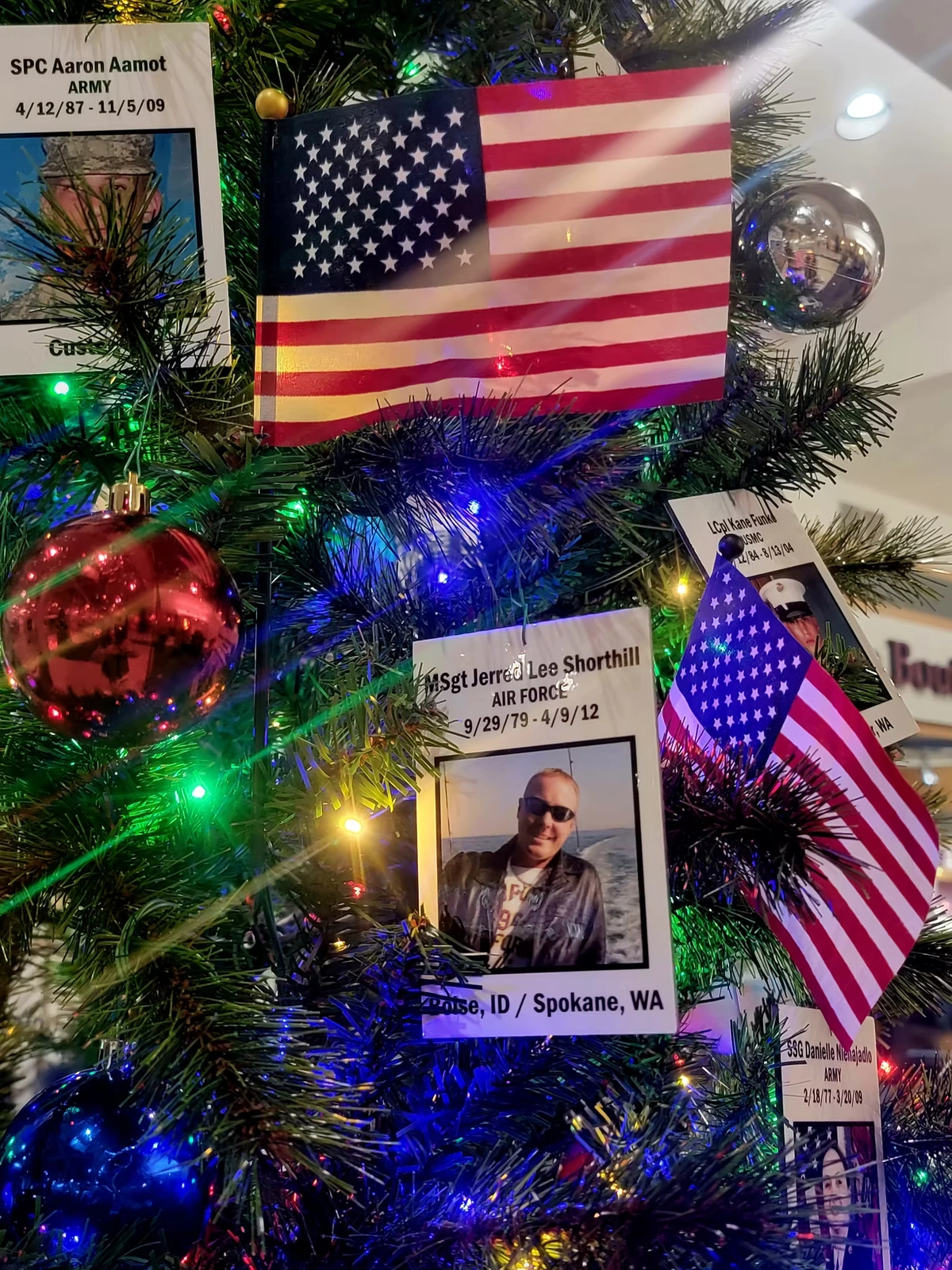 A christmas ornament memory of Jerred